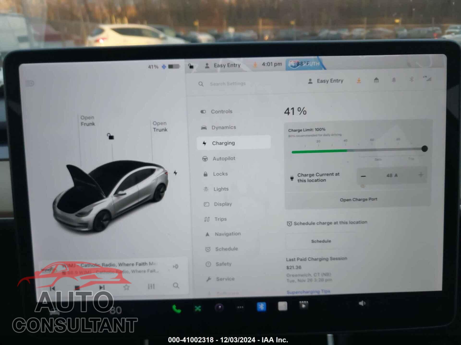 TESLA MODEL 3 2018 - 5YJ3E1EA8JF043008