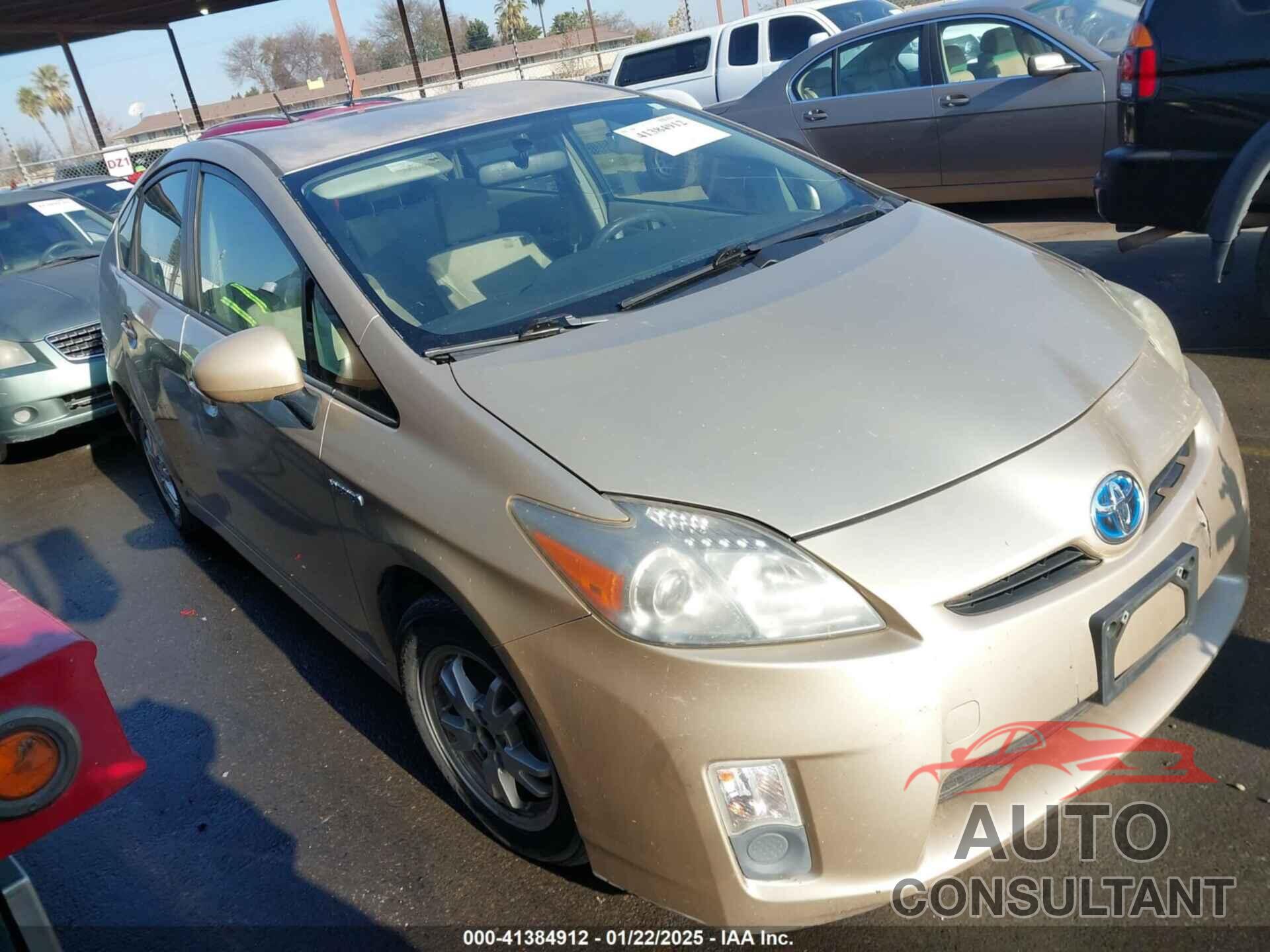 TOYOTA PRIUS 2010 - JTDKN3DU8A1018556