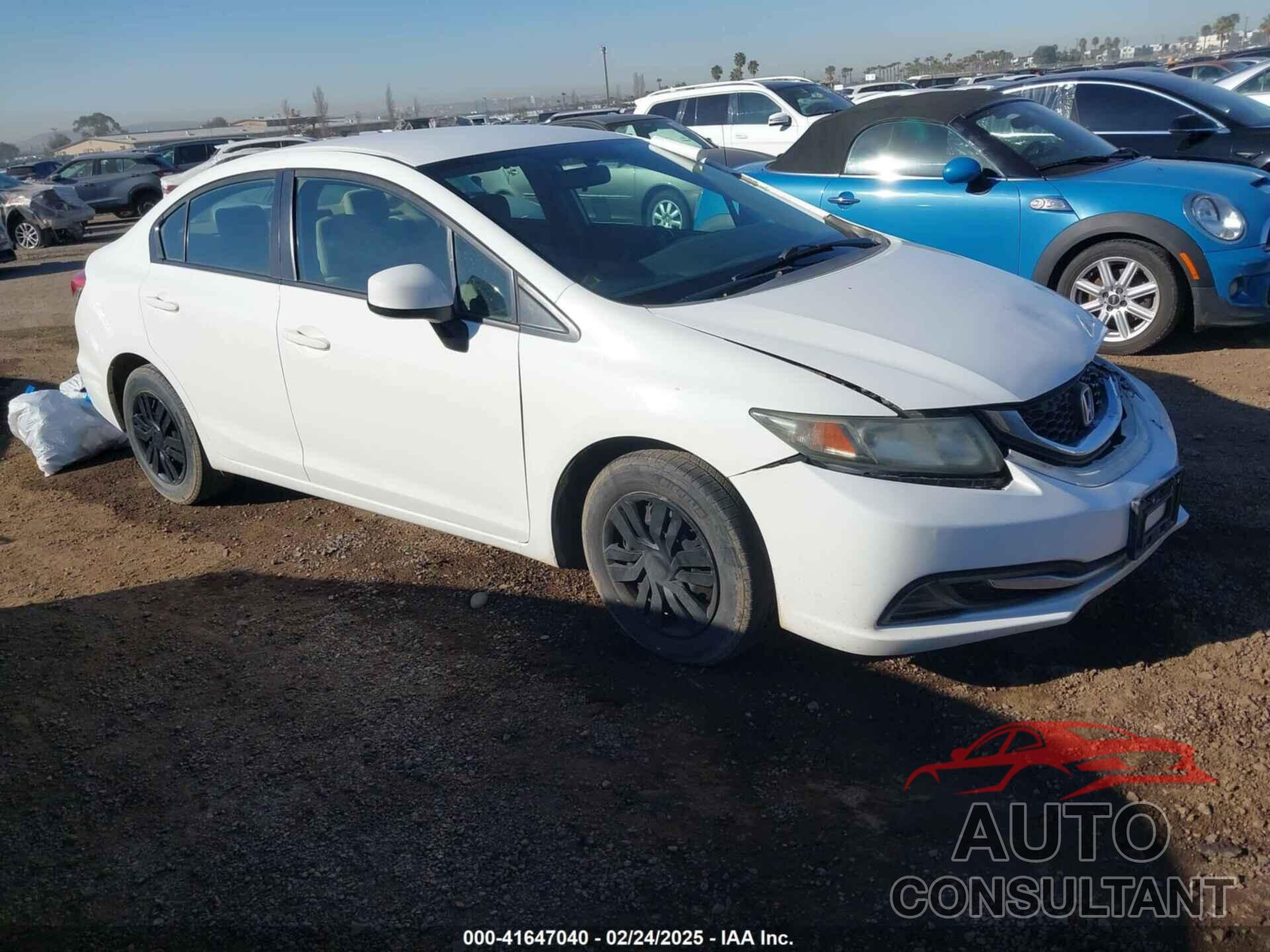 HONDA CIVIC 2013 - 19XFB2F51DE283878