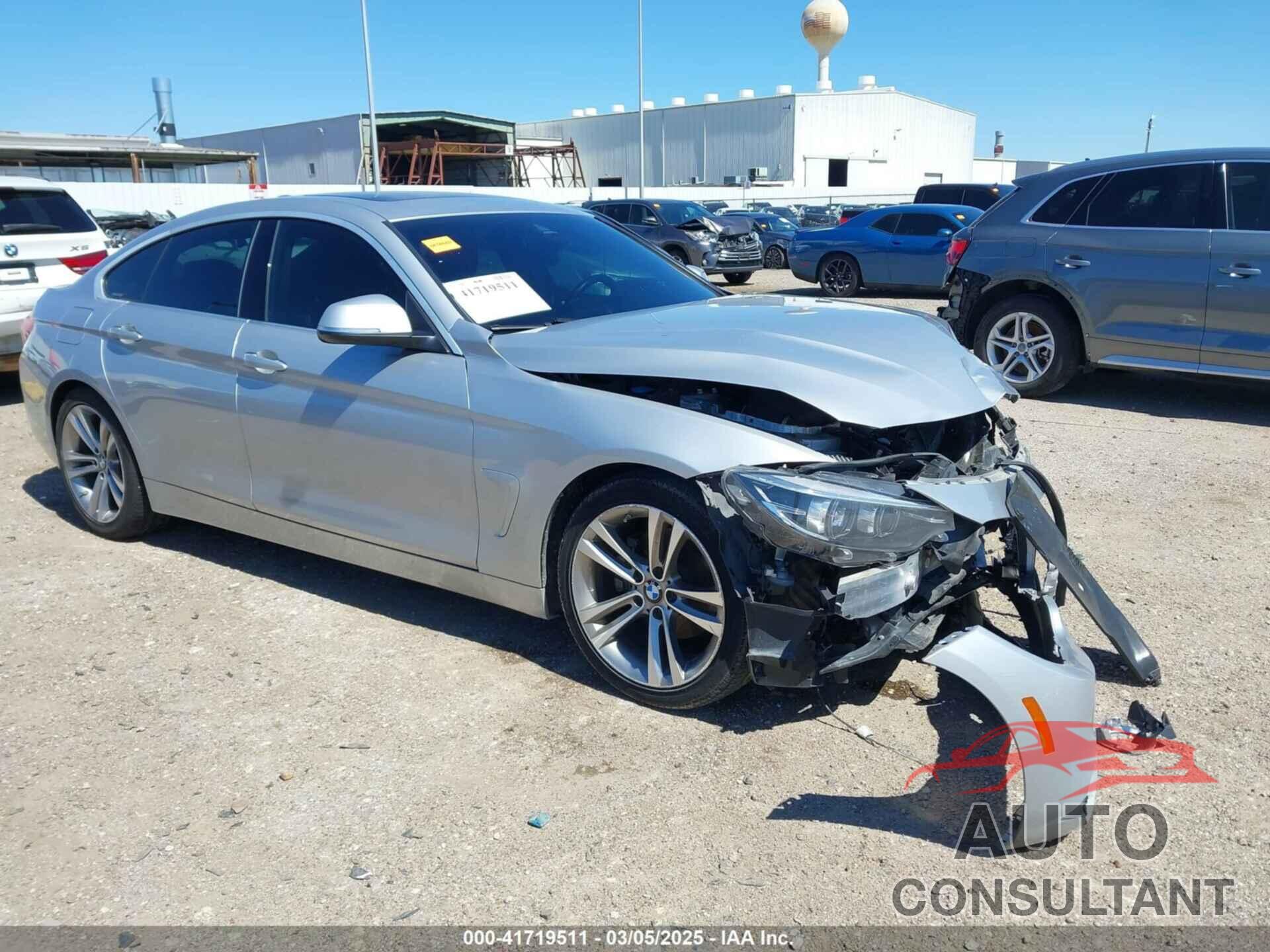 BMW 430I GRAN COUPE 2019 - WBA4J1C58KBM18953