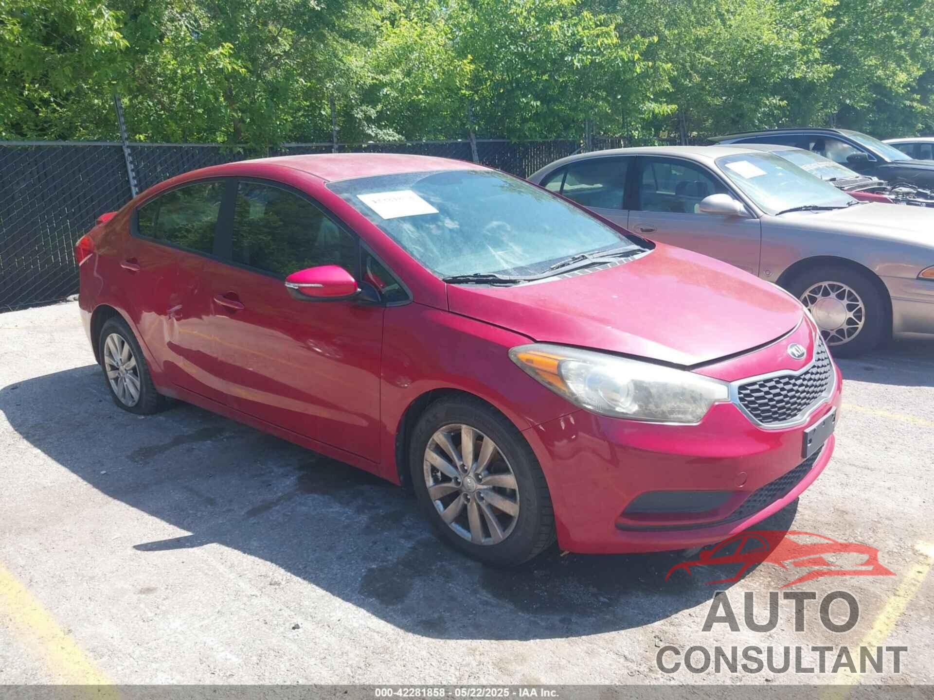 KIA FORTE 2014 - KNAFX4A68E5092661