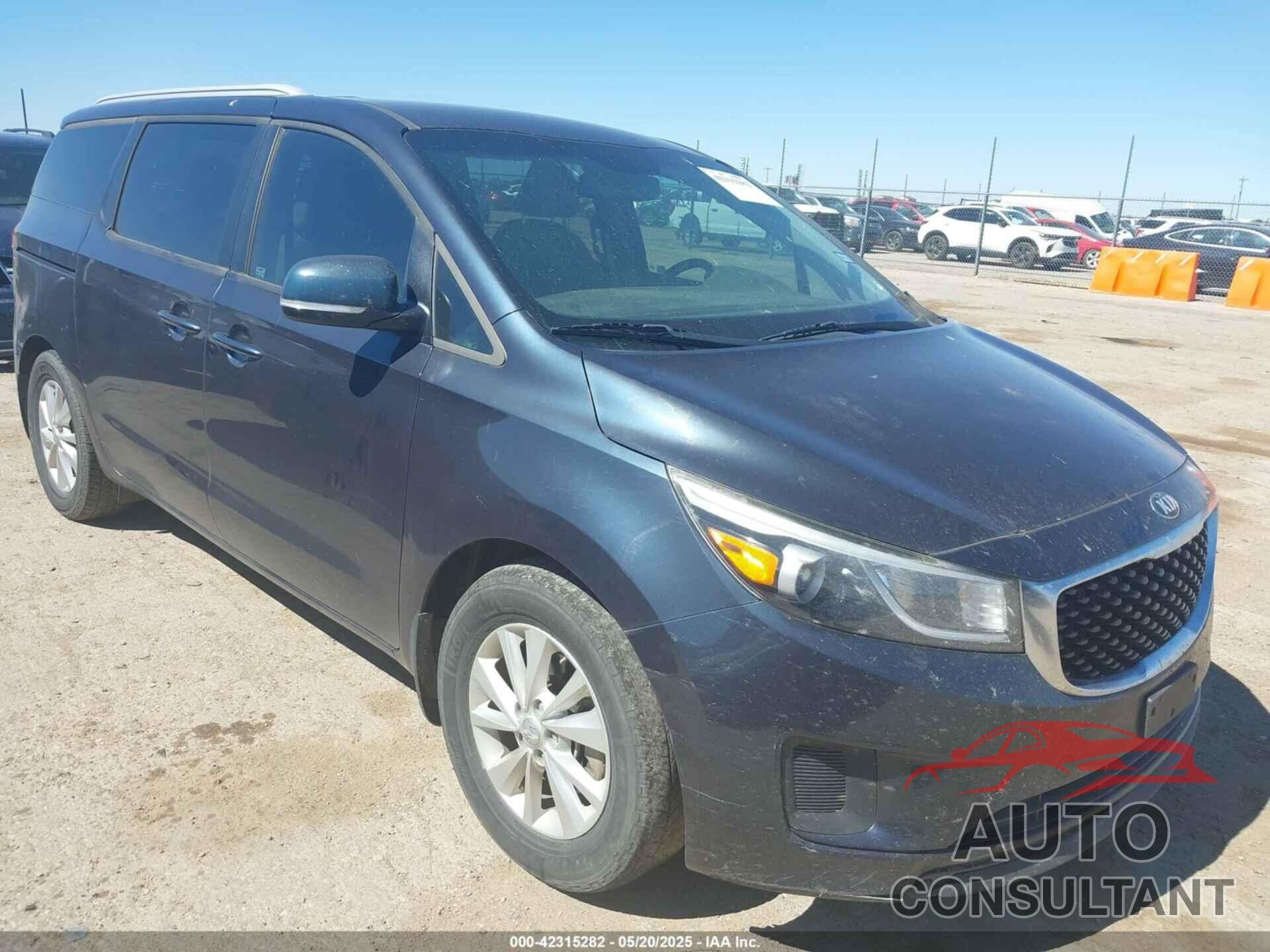 KIA SEDONA 2016 - KNDMB5C12G6185883