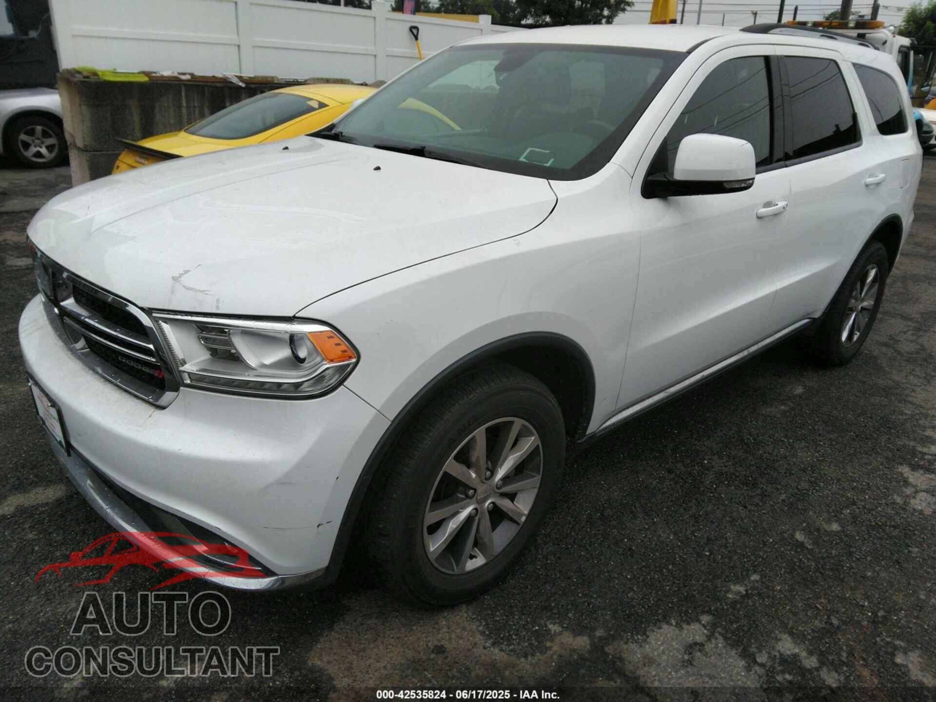 DODGE DURANGO 2016 - 1C4RDJDG7GC340800