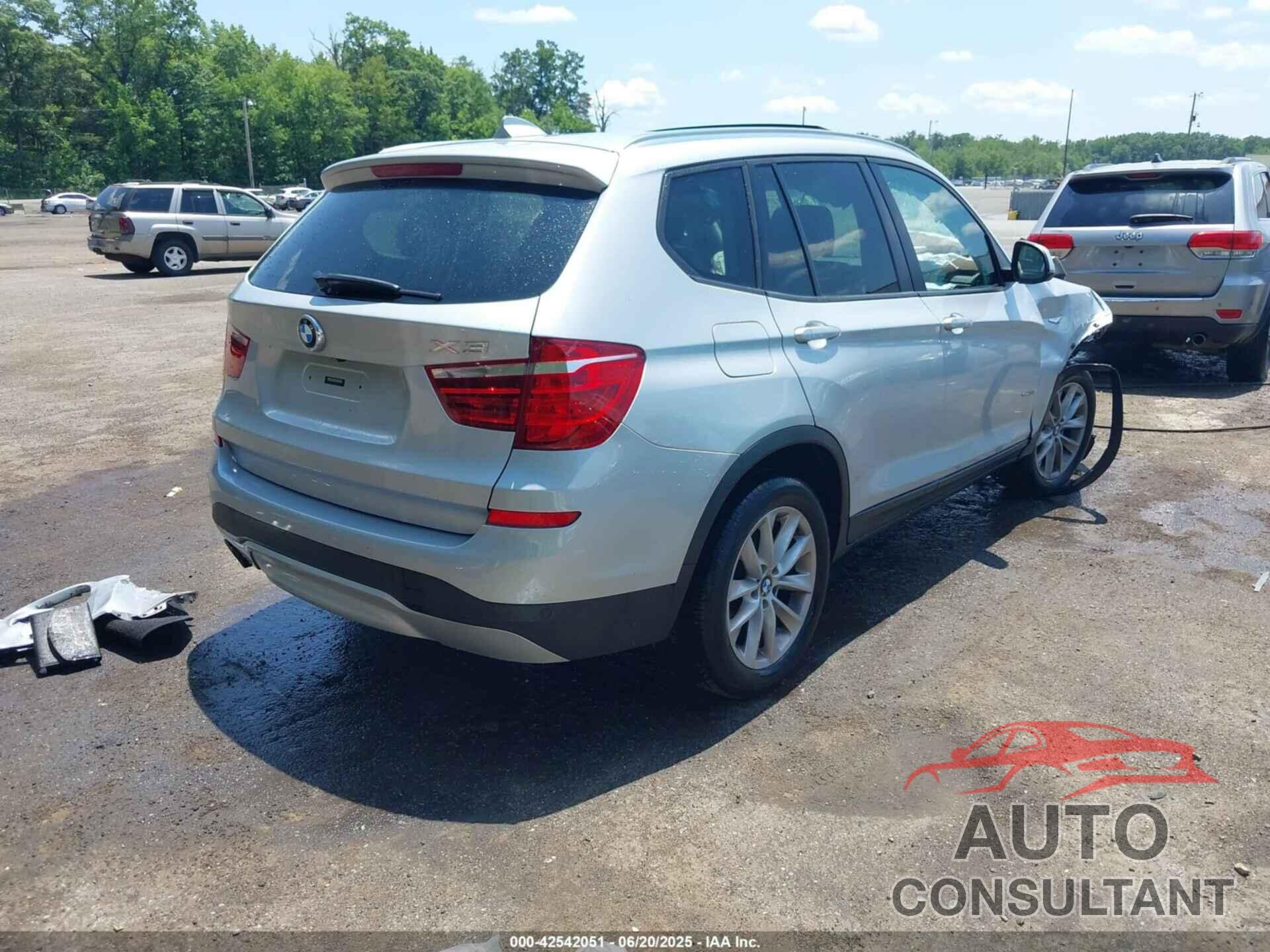 BMW X3 2015 - 5UXWX9C57F0D54934
