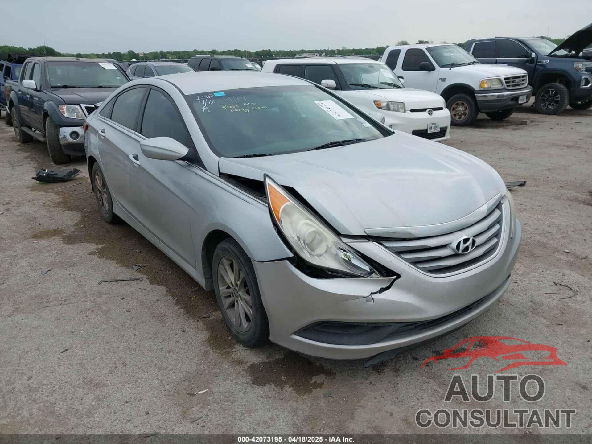 HYUNDAI SONATA 2014 - 5NPEB4AC2EH871105