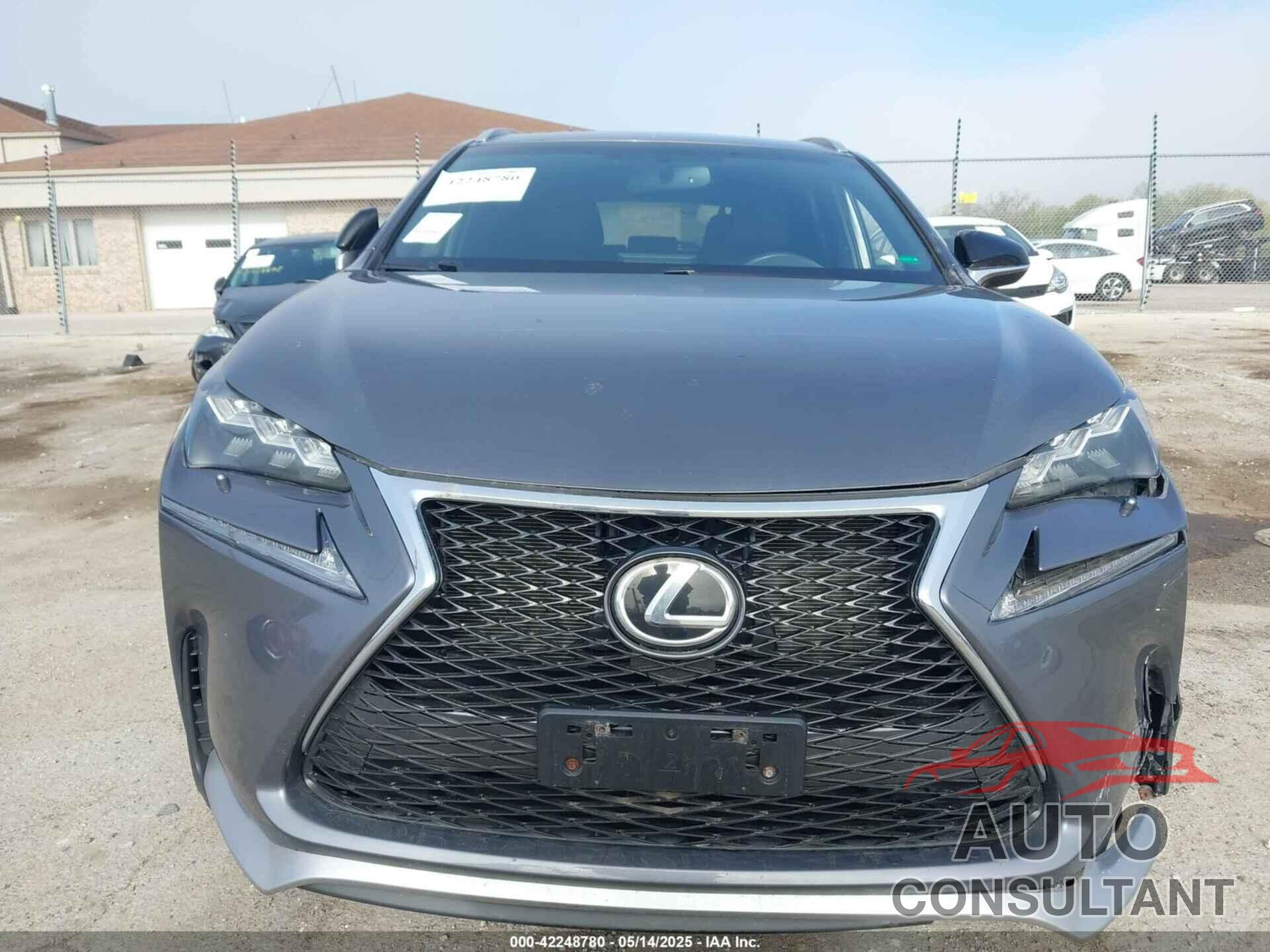 LEXUS NX 200T 2017 - JTJBARBZ8H2110121