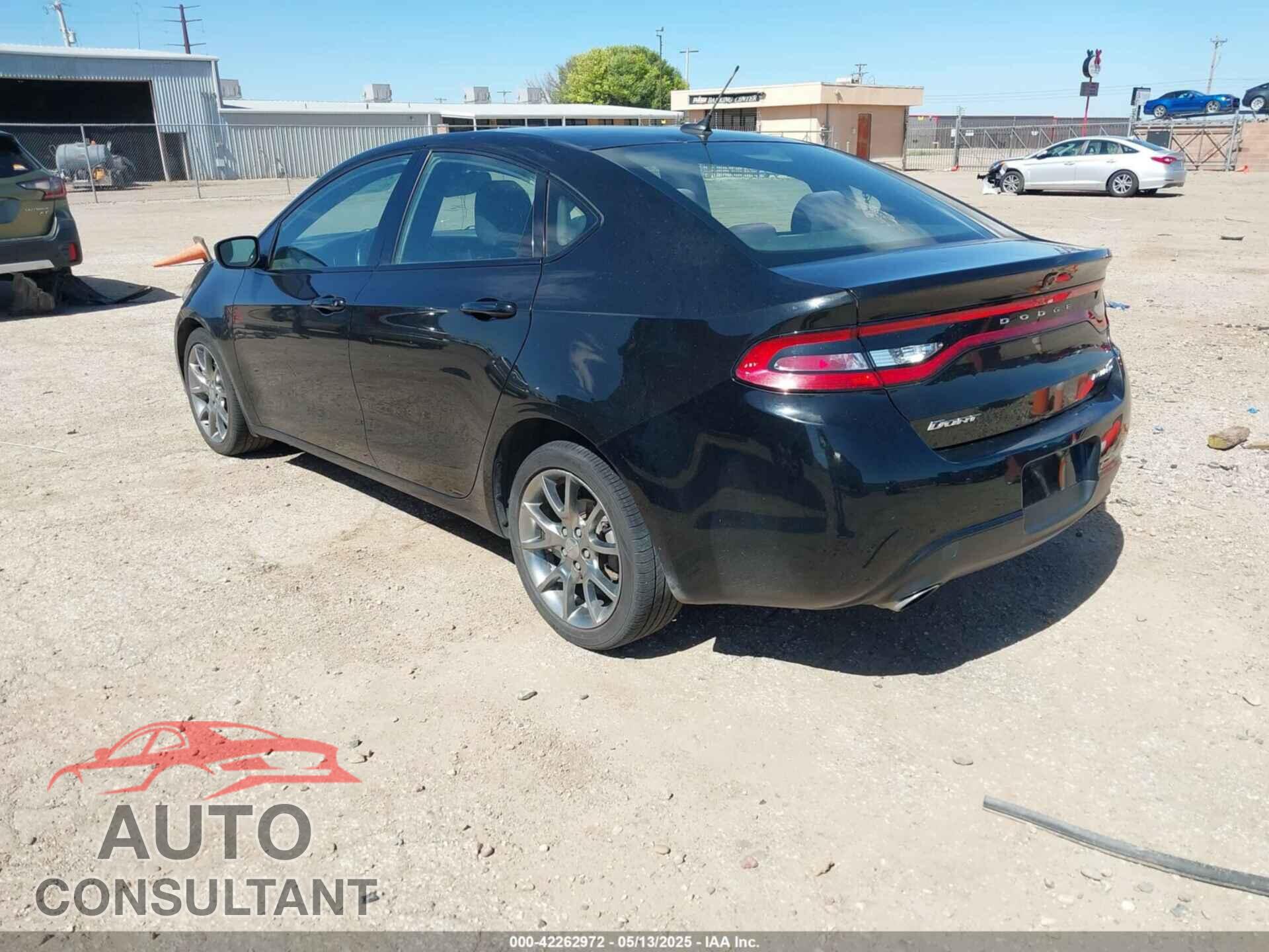 DODGE DART 2015 - 1C3CDFBB6FD266972