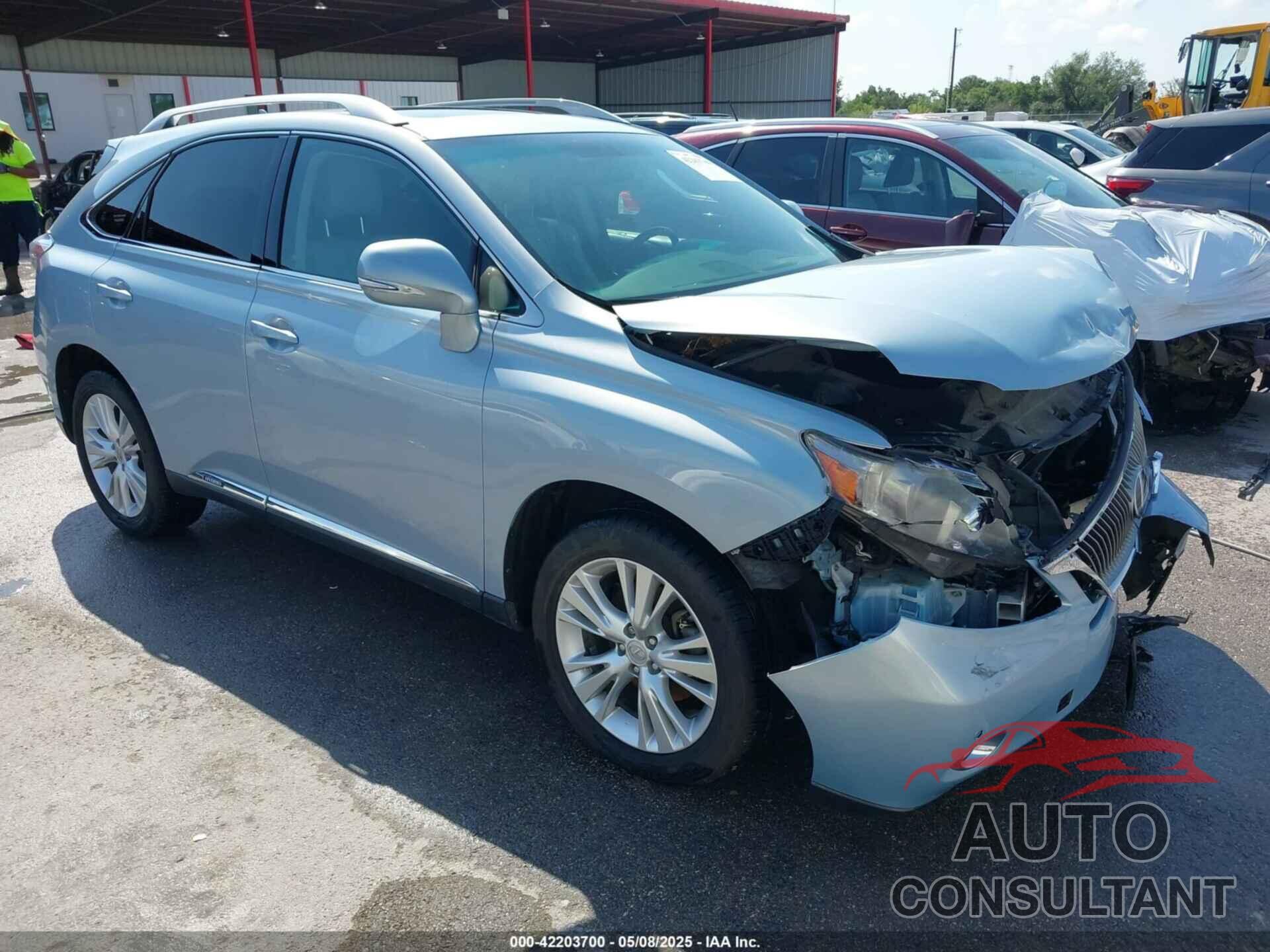 LEXUS RX 450H 2010 - JTJBC1BA2A2013721