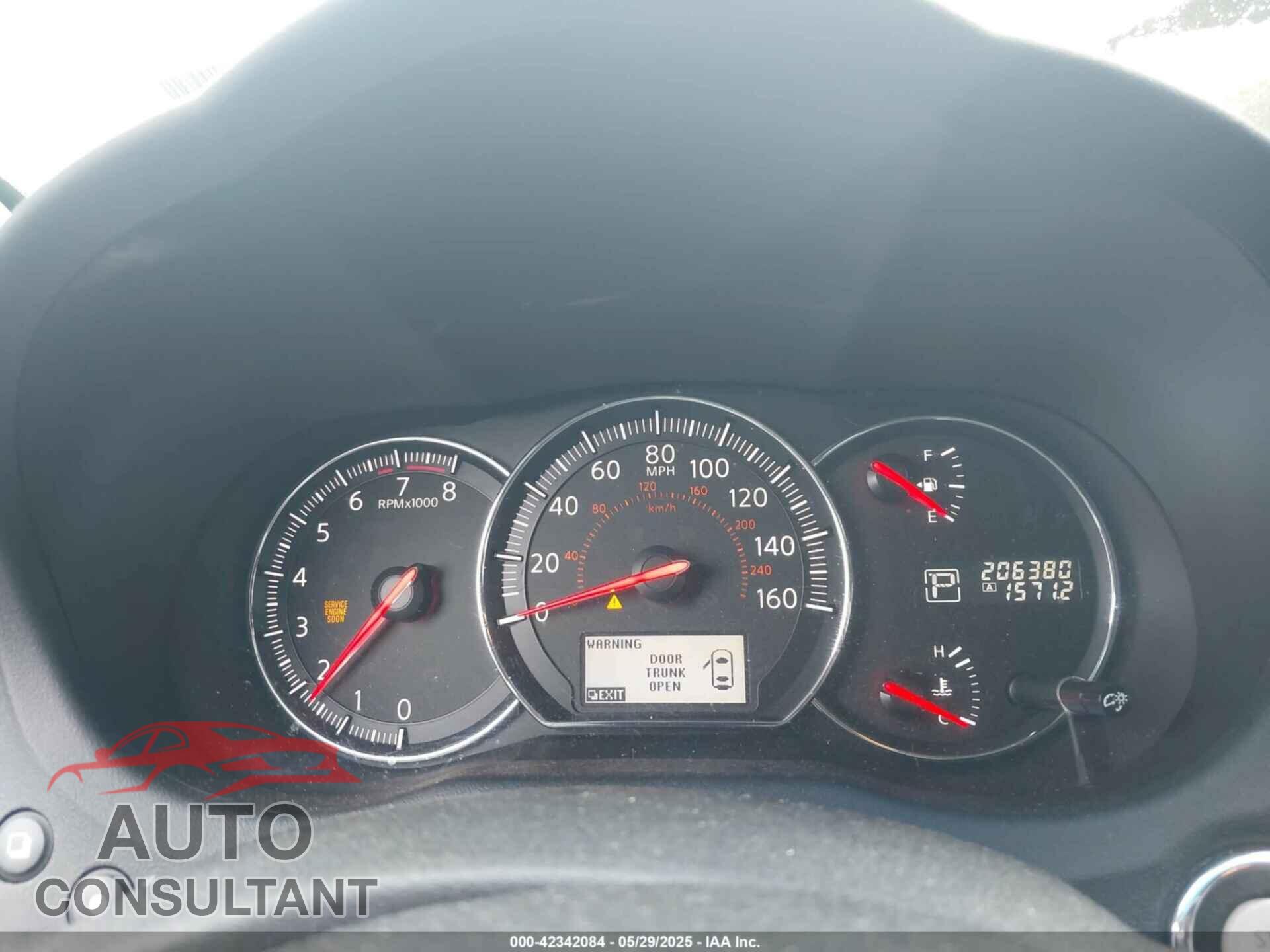 NISSAN MAXIMA 2012 - 1N4AA5AP1CC855583