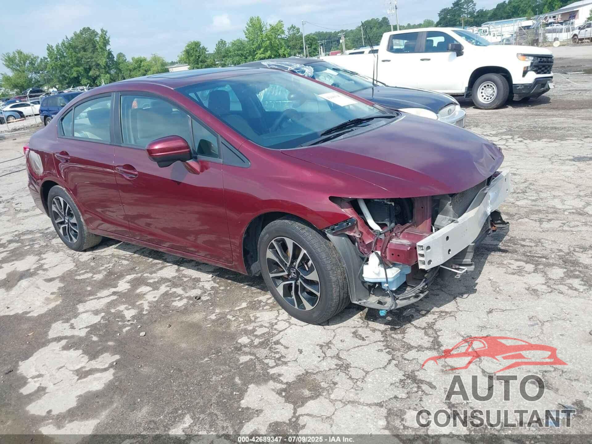 HONDA CIVIC 2015 - 2HGFB2F88FH554728