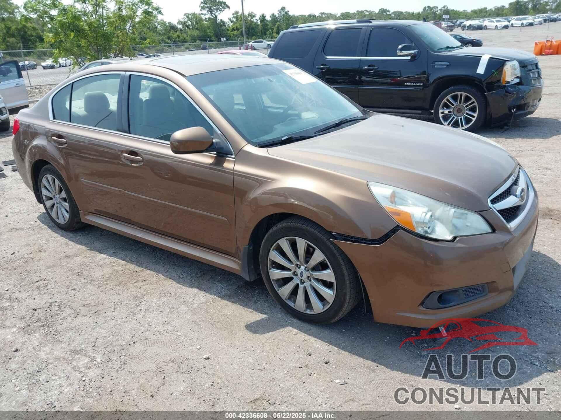 SUBARU LEGACY 2012 - 4S3BMBL65C3015007