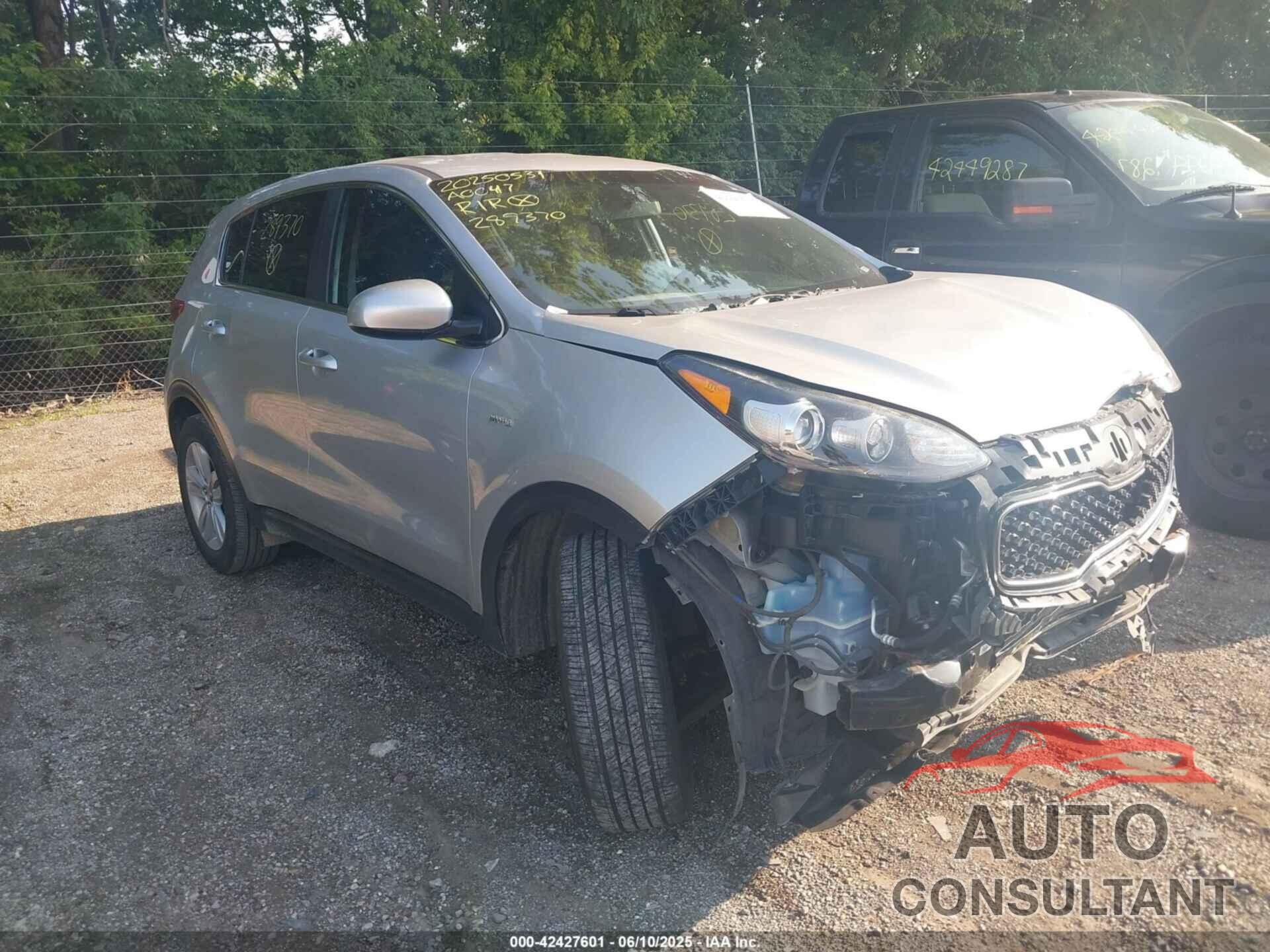 KIA SPORTAGE 2017 - KNDPMCAC6H7289370
