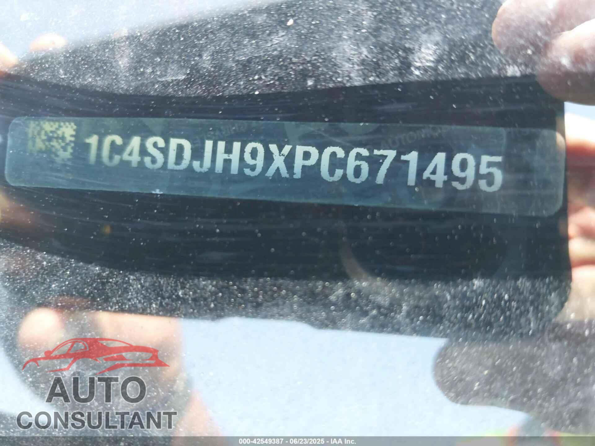 DODGE DURANGO 2023 - 1C4SDJH9XPC671495