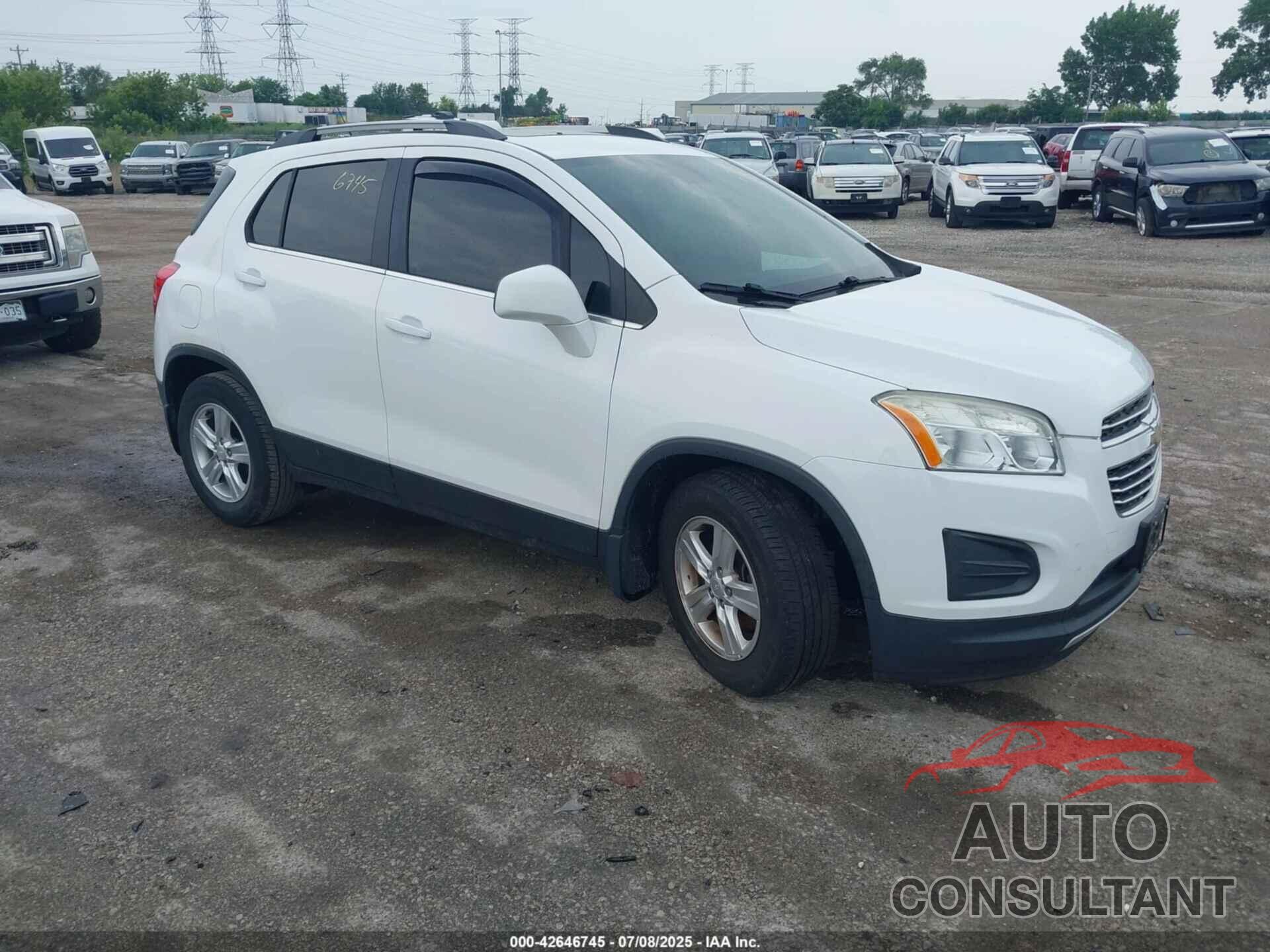 CHEVROLET TRAX 2015 - 3GNCJLSB5FL172392