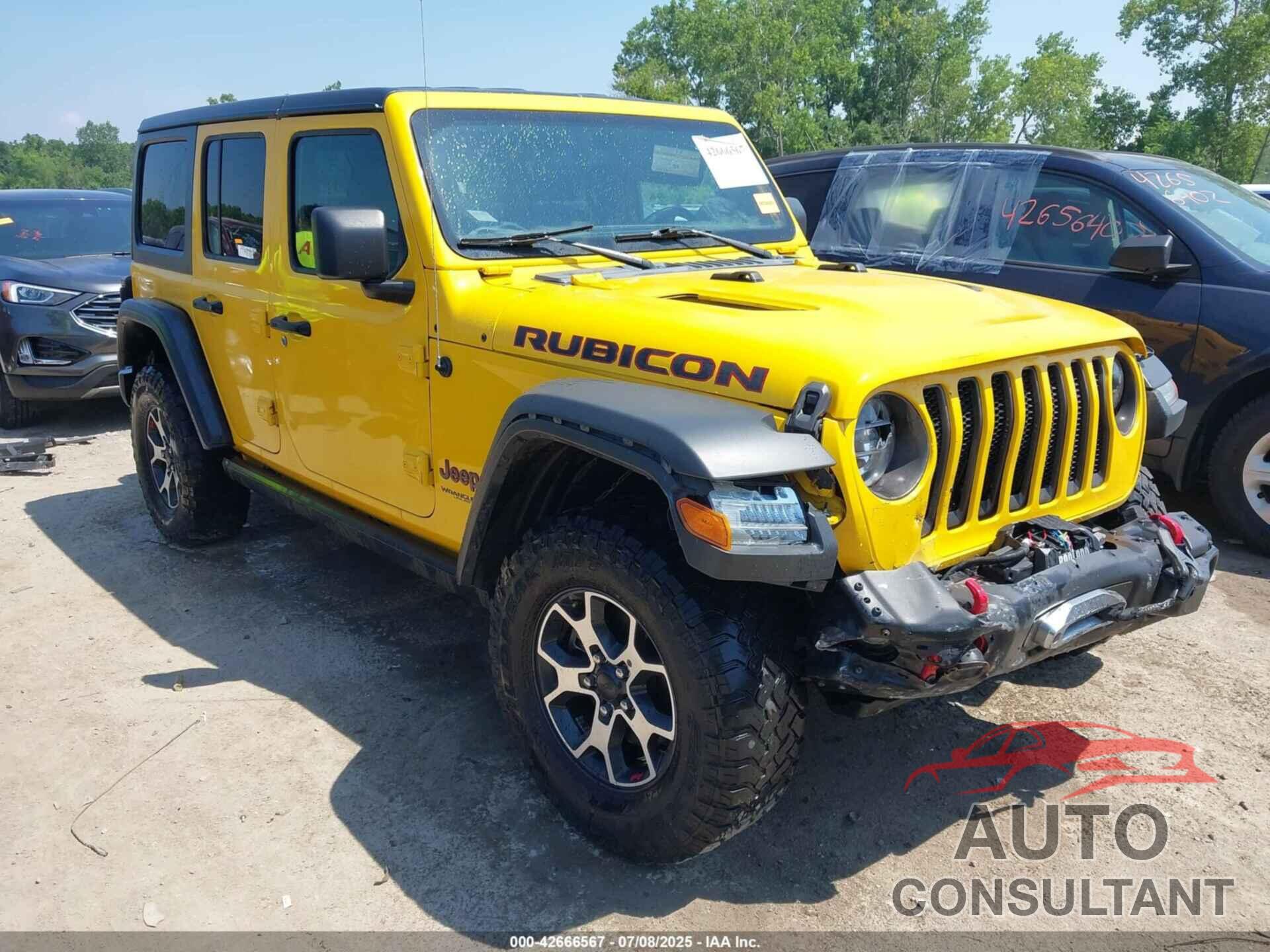 JEEP WRANGLER UNLIMITED 2019 - 1C4HJXFG5KW581623