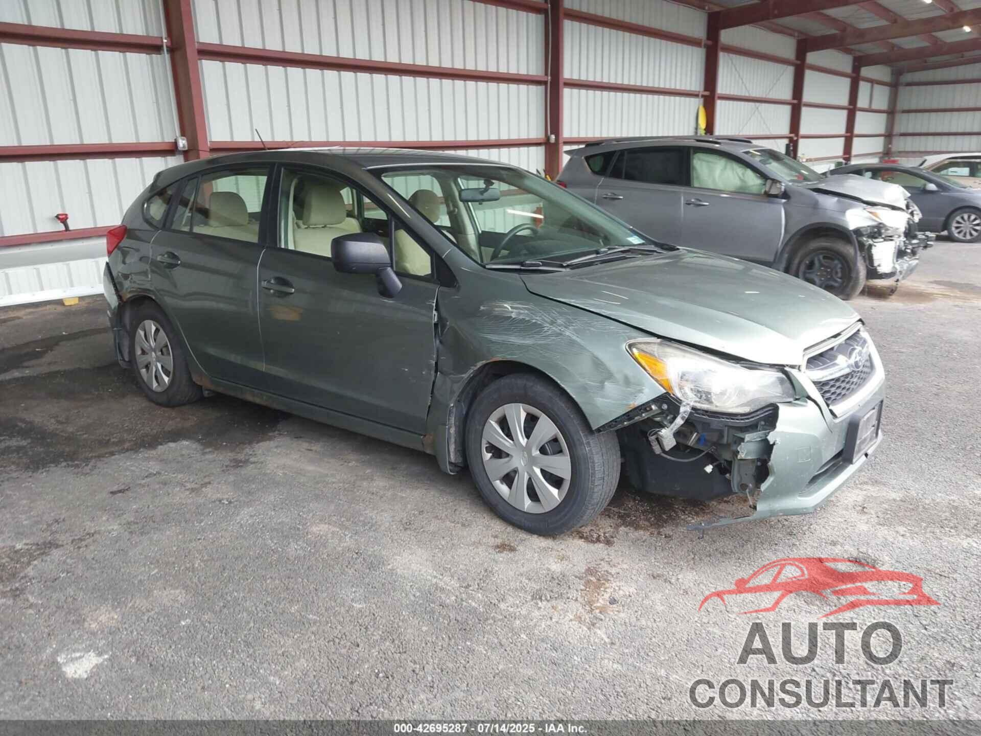 SUBARU IMPREZA 2014 - JF1GPAA65E8289393