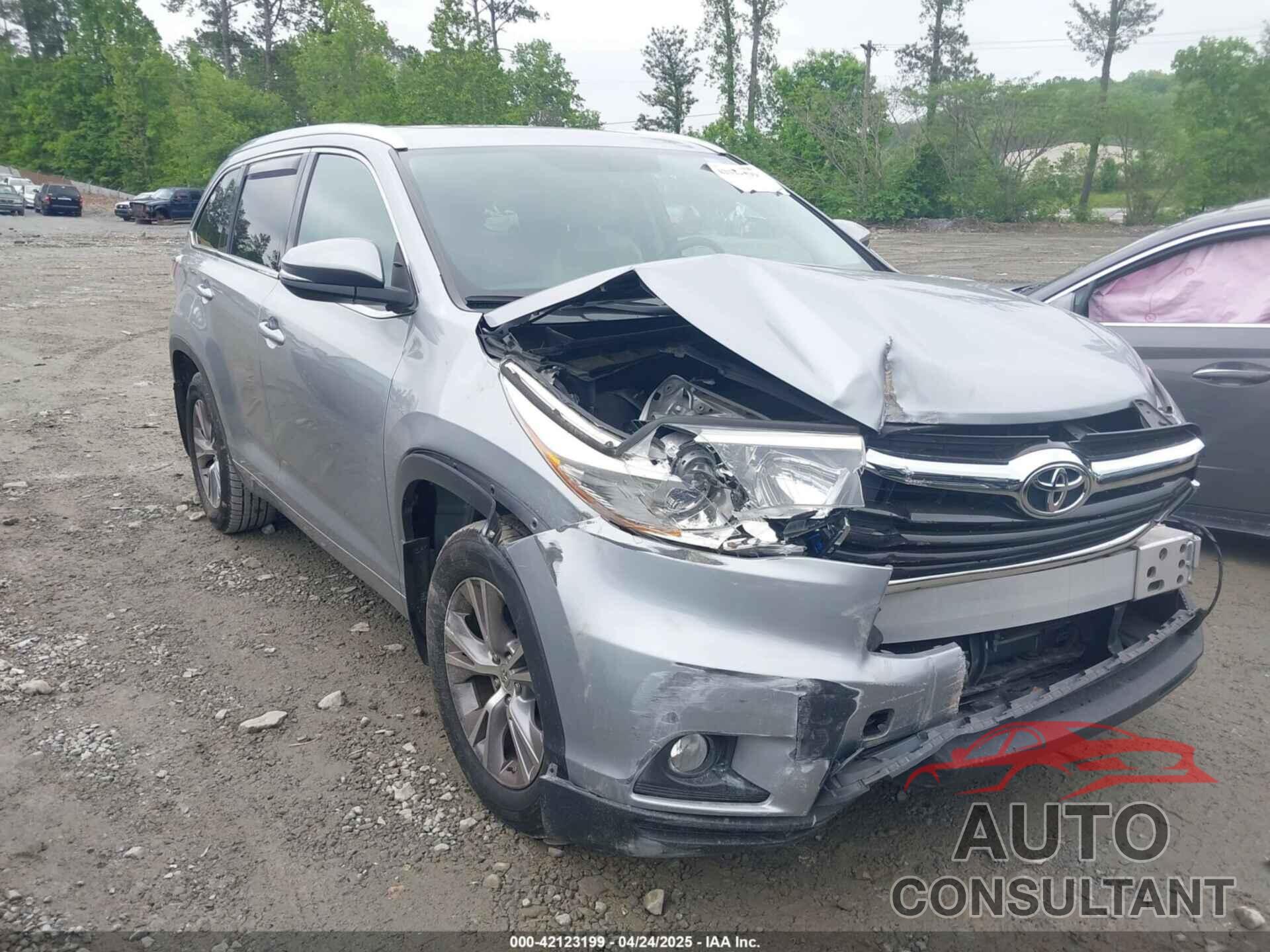 TOYOTA HIGHLANDER 2014 - 5TDKKRFH1ES024090