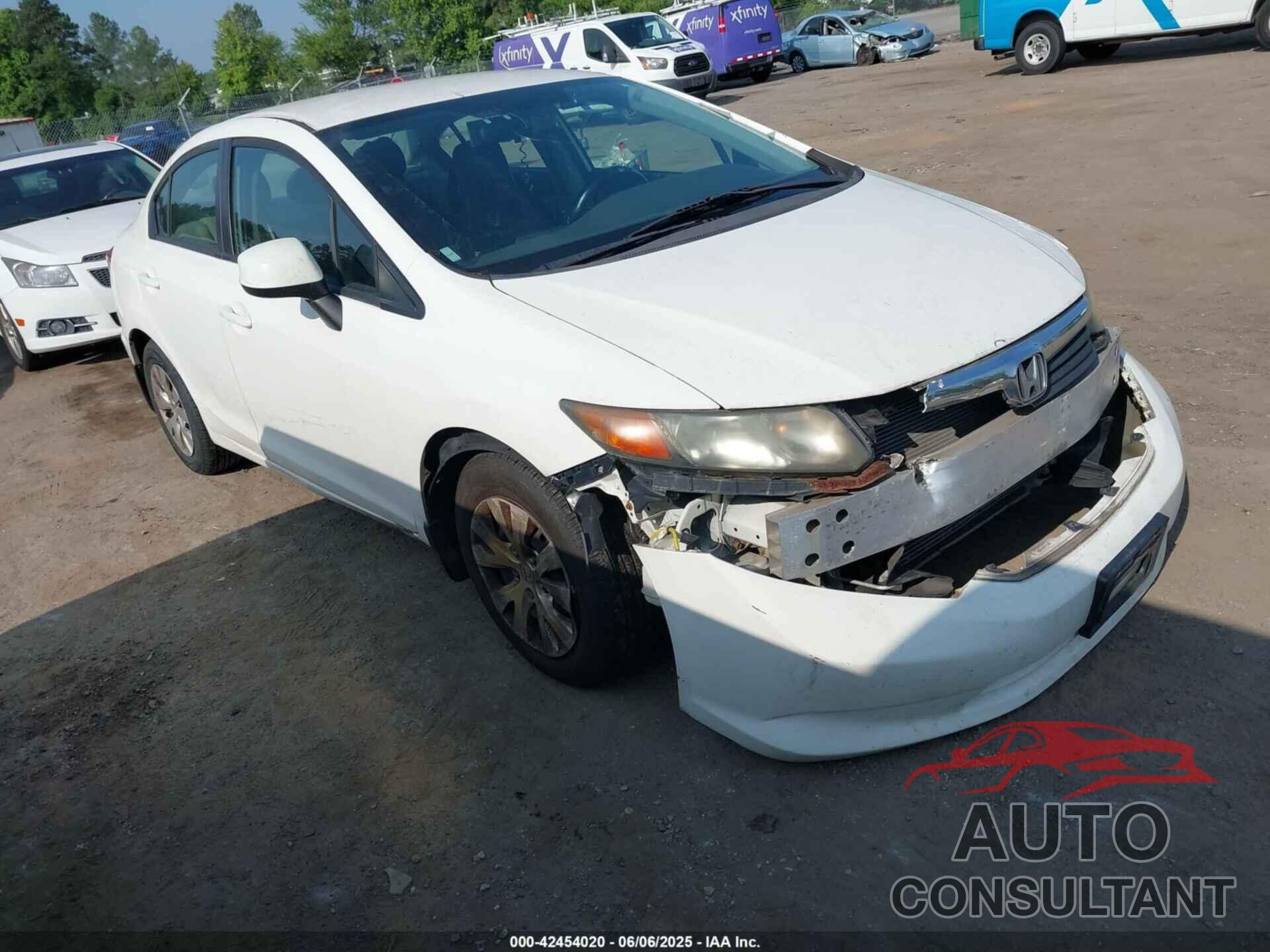 HONDA CIVIC 2012 - 19XFB2F58CE311965