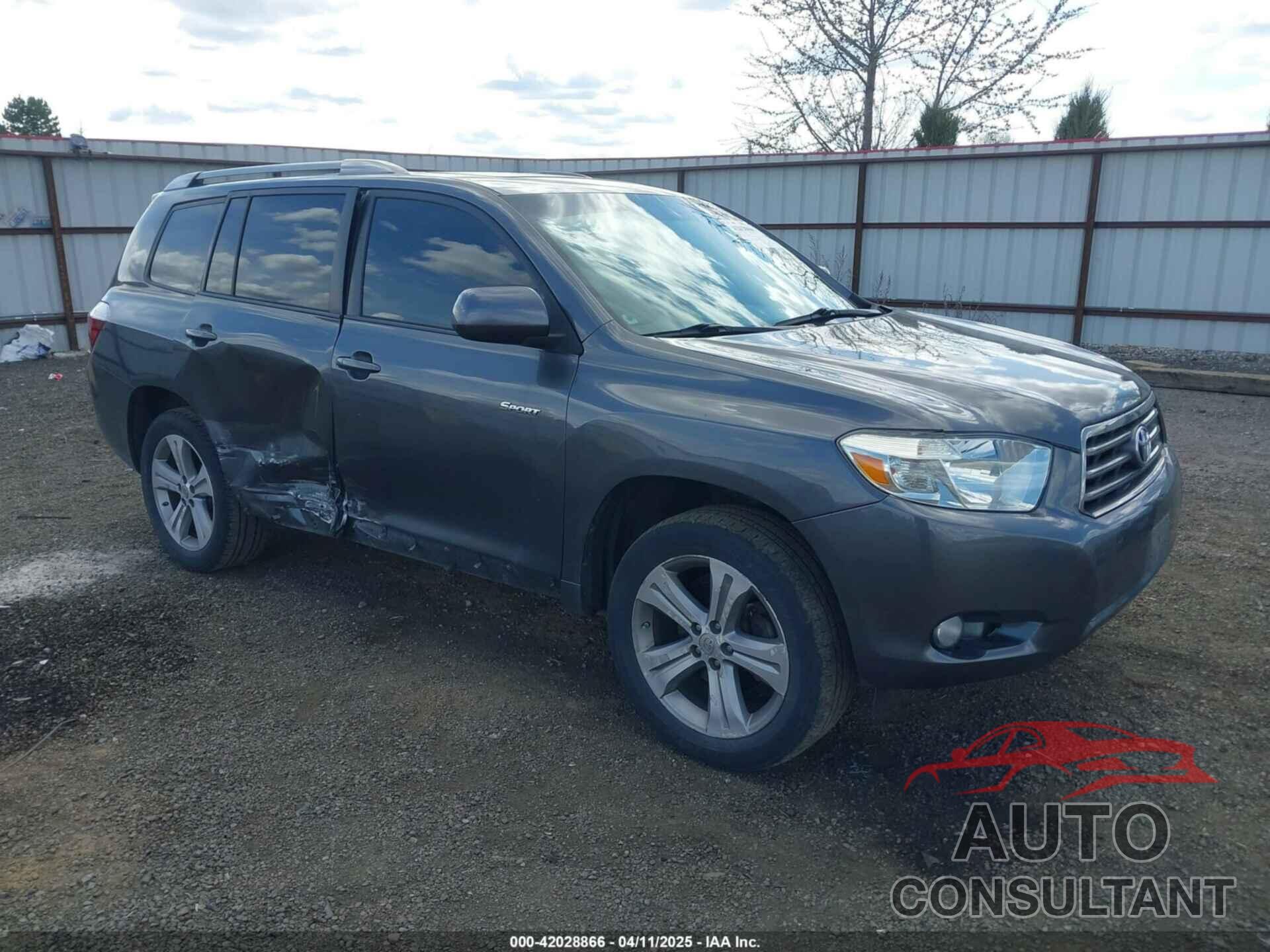 TOYOTA HIGHLANDER 2010 - 5TDEK3EH1AS005738