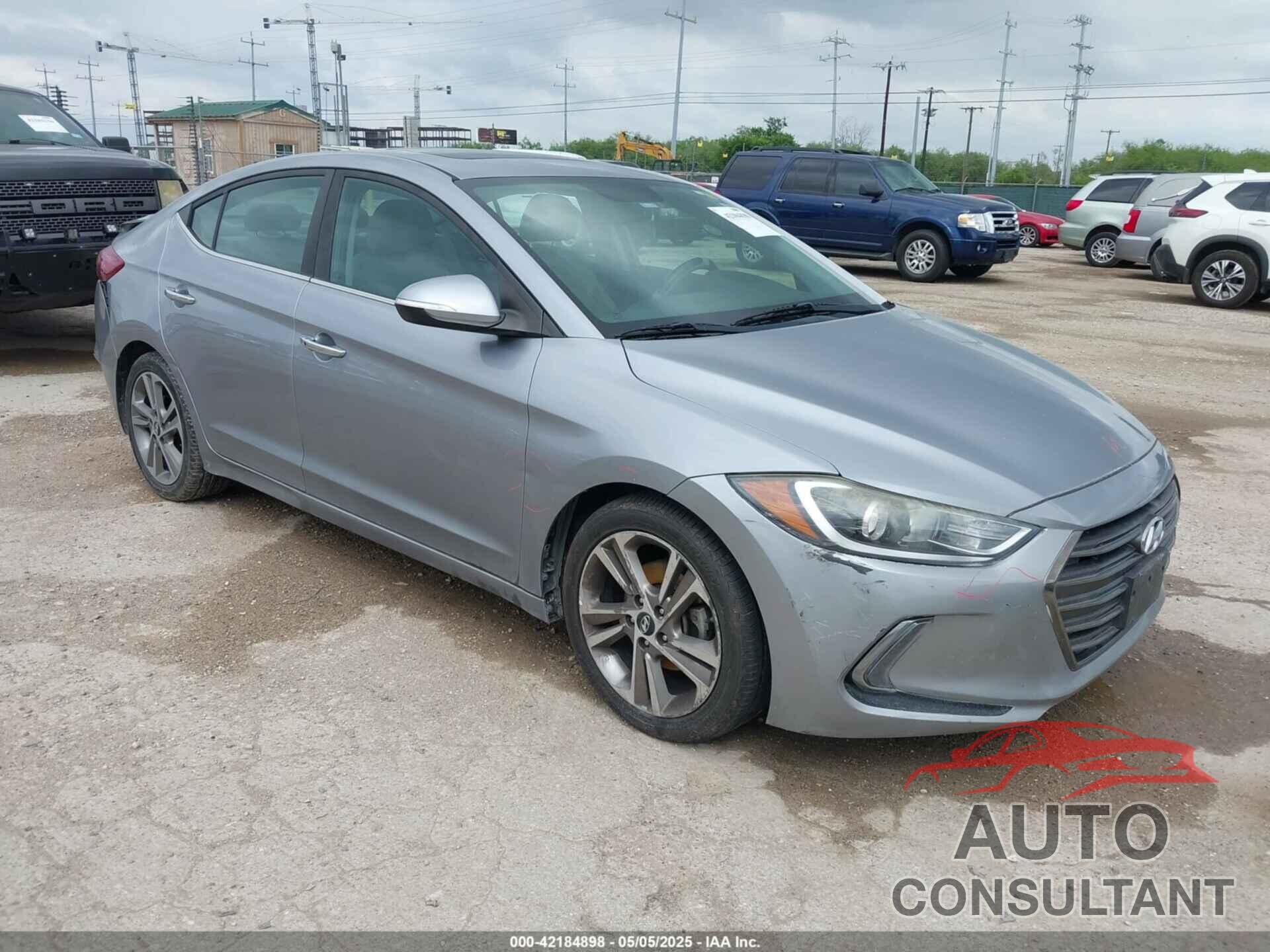 HYUNDAI ELANTRA 2017 - 5NPD84LF8HH065825