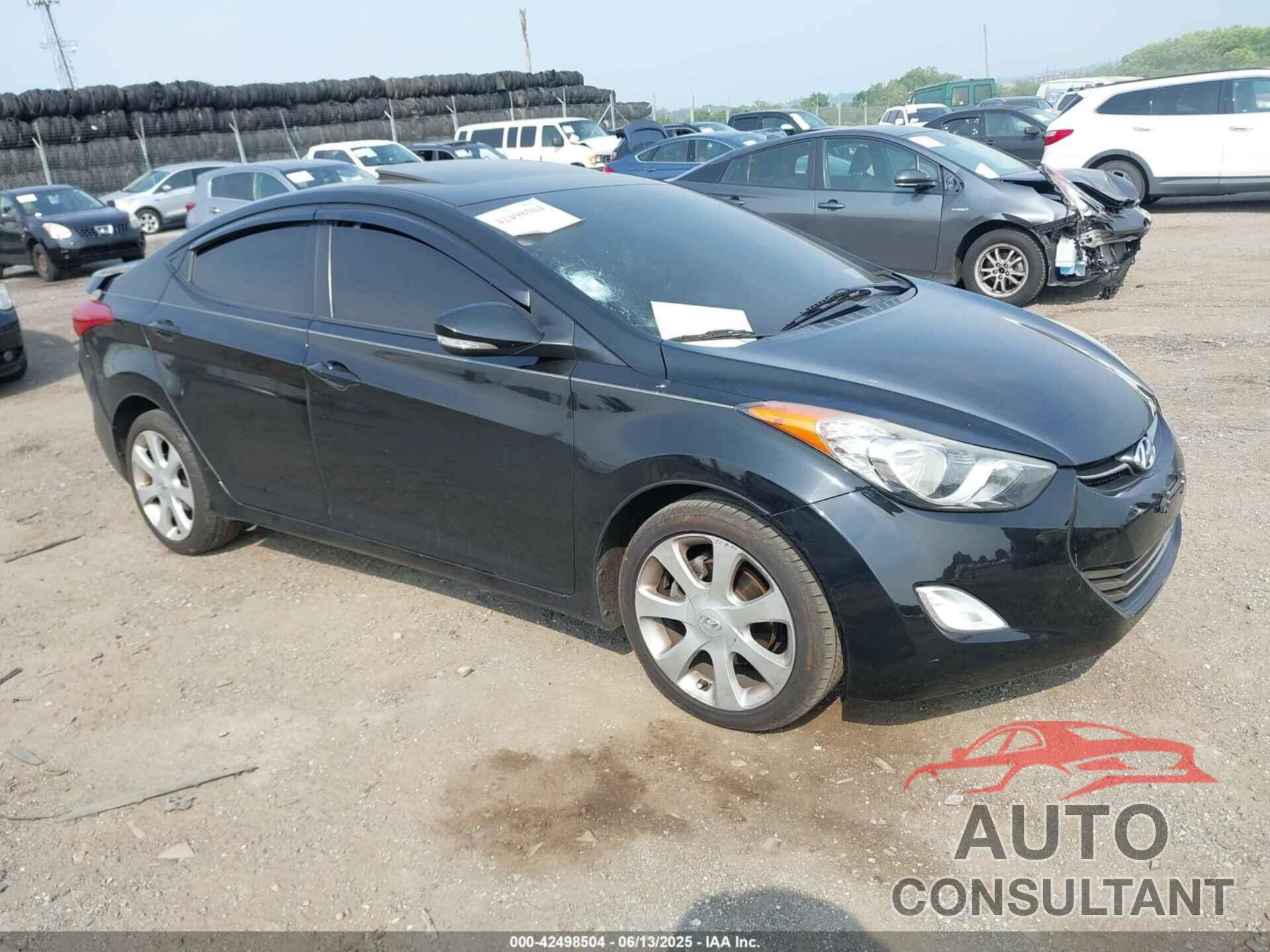 HYUNDAI ELANTRA 2012 - KMHDH4AE8CU310045