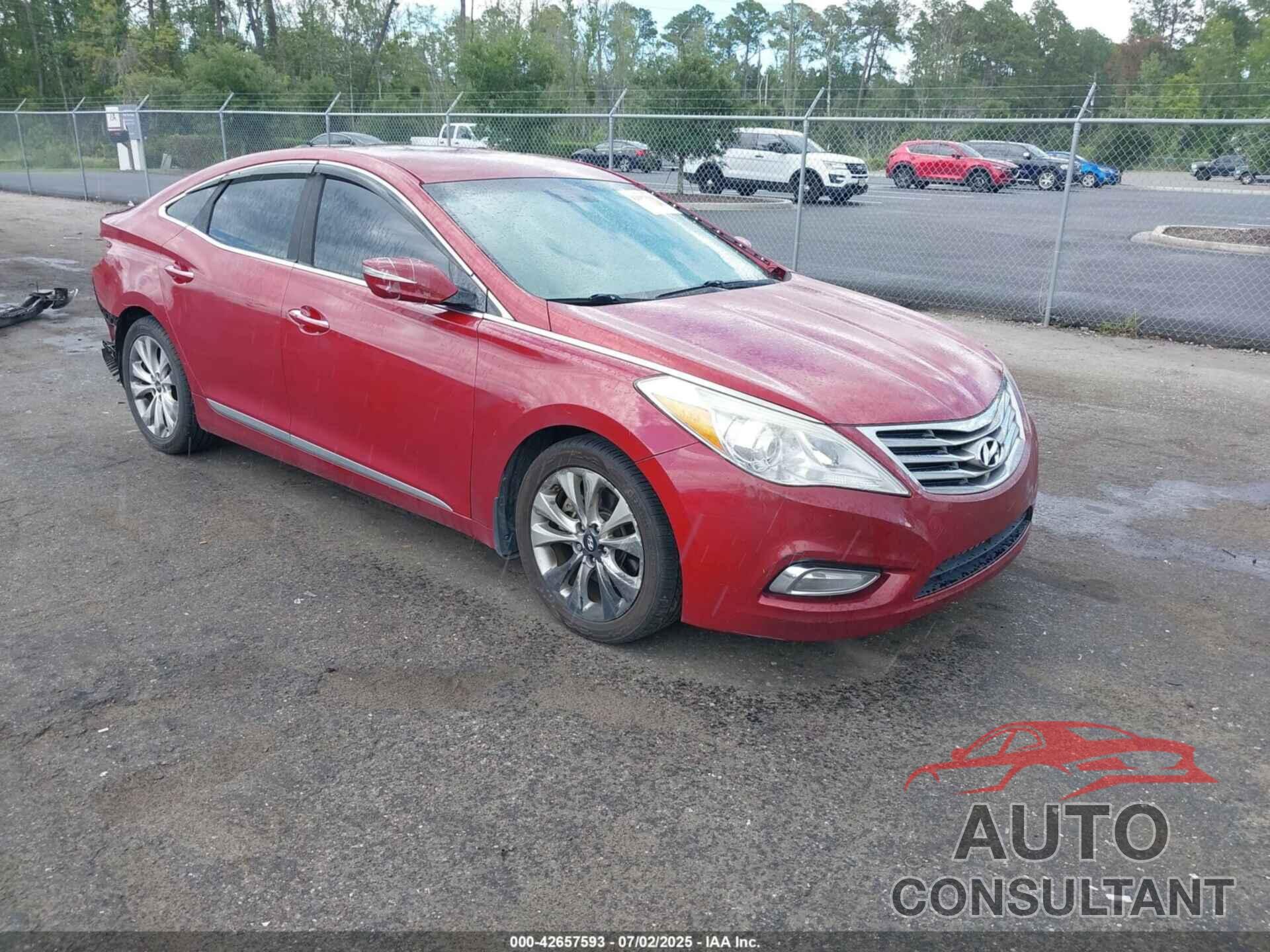 HYUNDAI AZERA 2013 - KMHFG4JG8DA245858