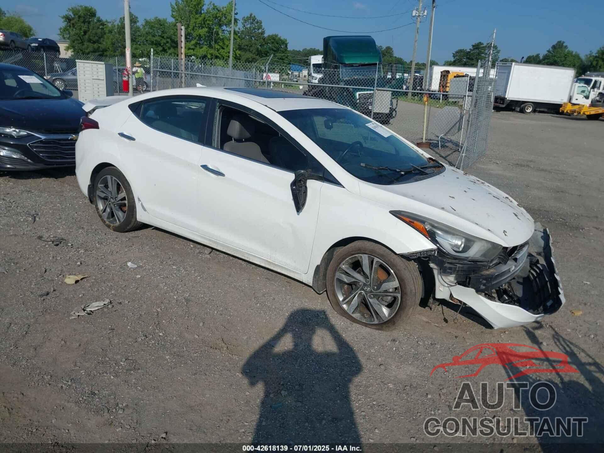 HYUNDAI ELANTRA 2016 - 5NPDH4AE4GH654766