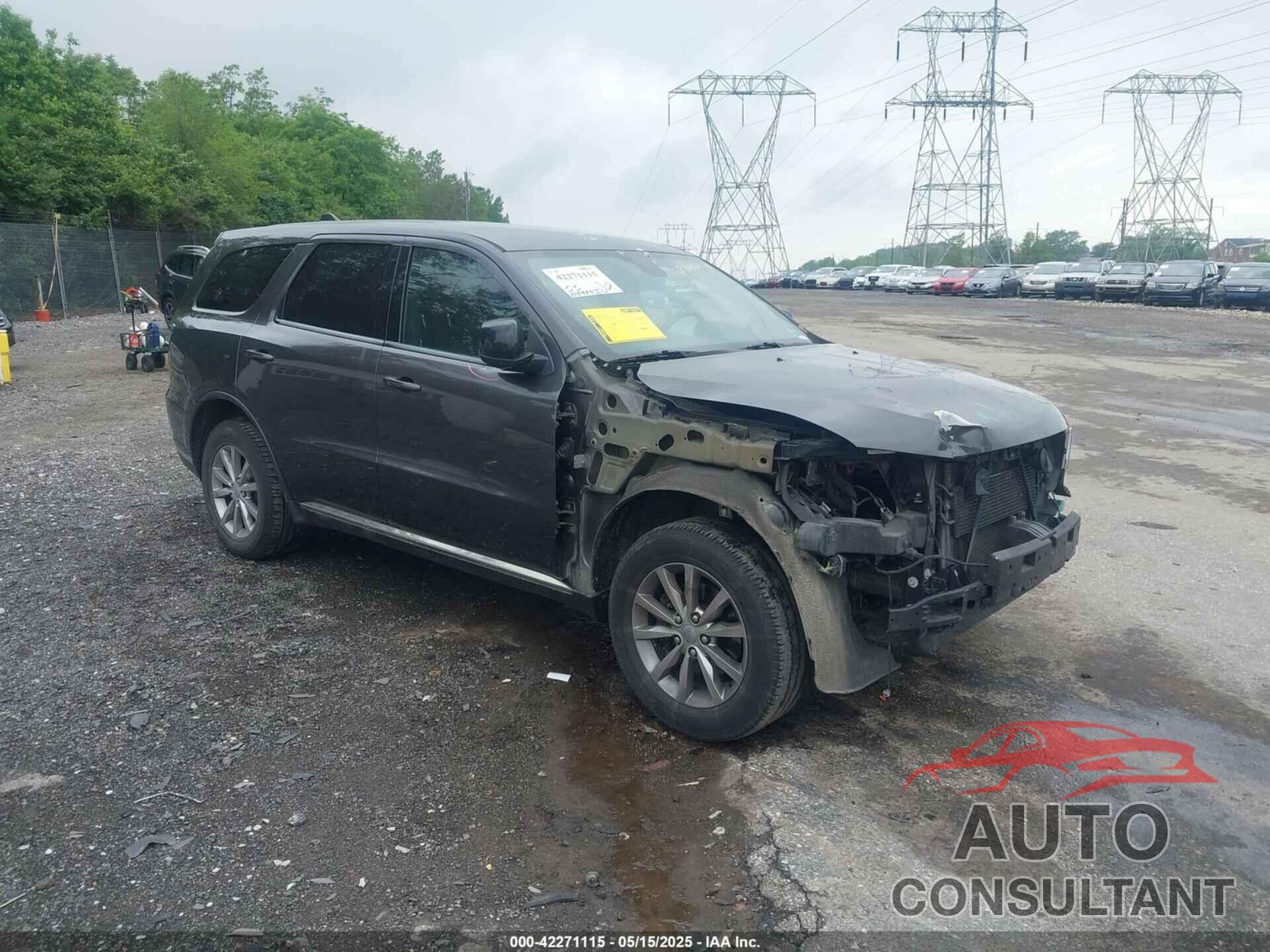 DODGE DURANGO 2017 - 1C4RDJAG5HC898554