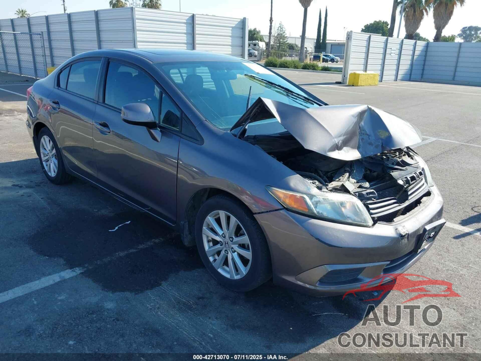 HONDA CIVIC 2012 - 19XFB2F94CE304188