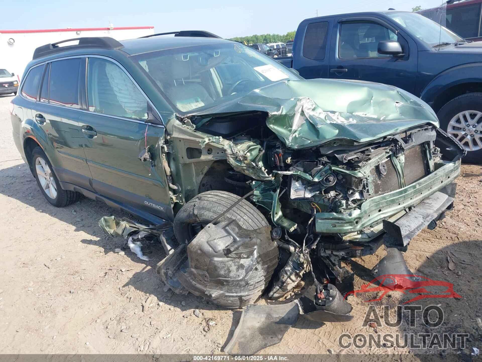 SUBARU OUTBACK 2014 - 4S4BRDNCXE2208113
