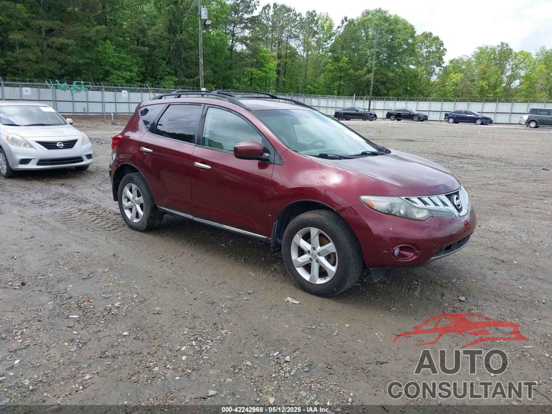 NISSAN MURANO 2010 - JN8AZ1MUXAW000152