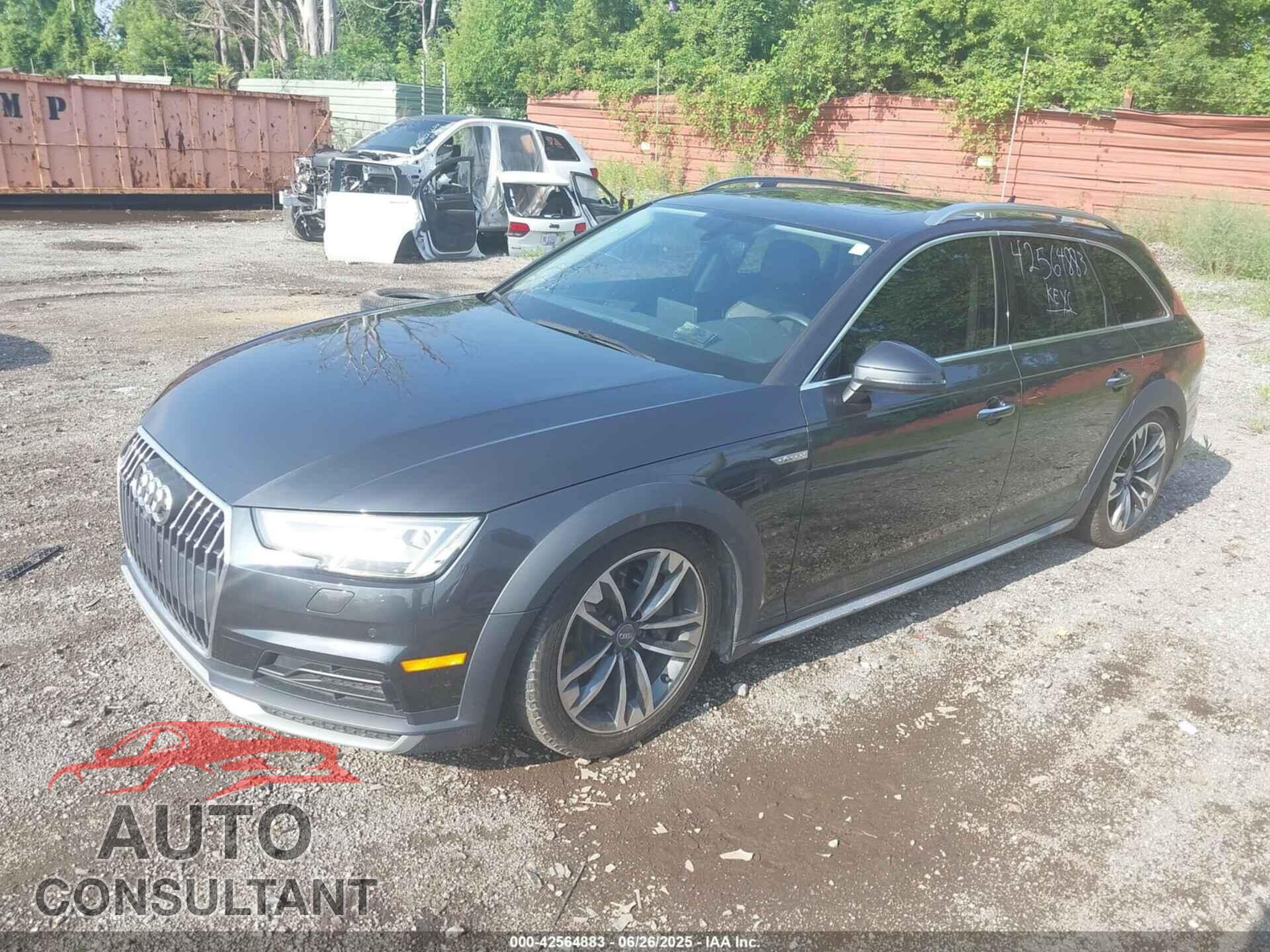 AUDI A4 ALLROAD 2017 - WA19NAF49HA042675