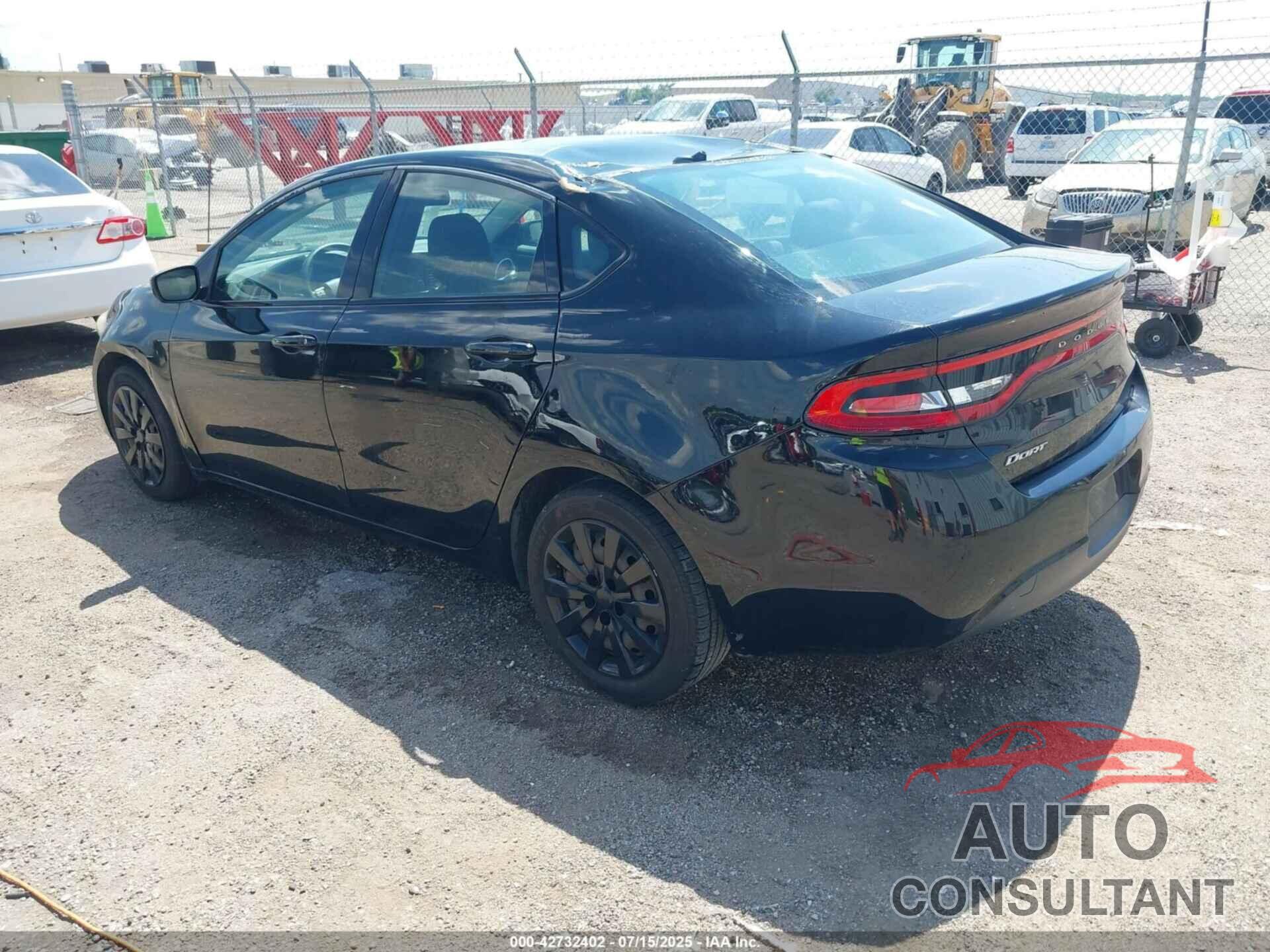 DODGE DART 2016 - 1C3CDFAAXGD570882
