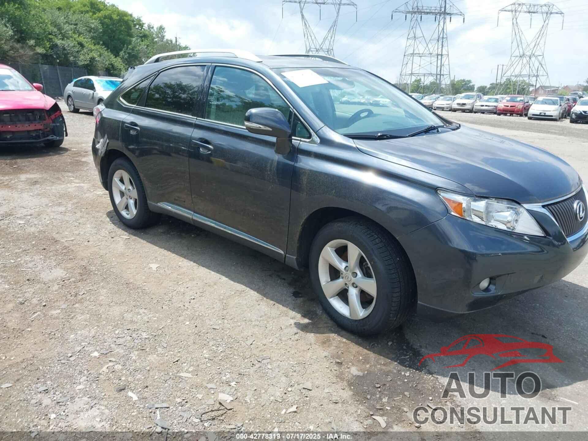 LEXUS RX 350 2010 - 2T2BK1BA5AC030838