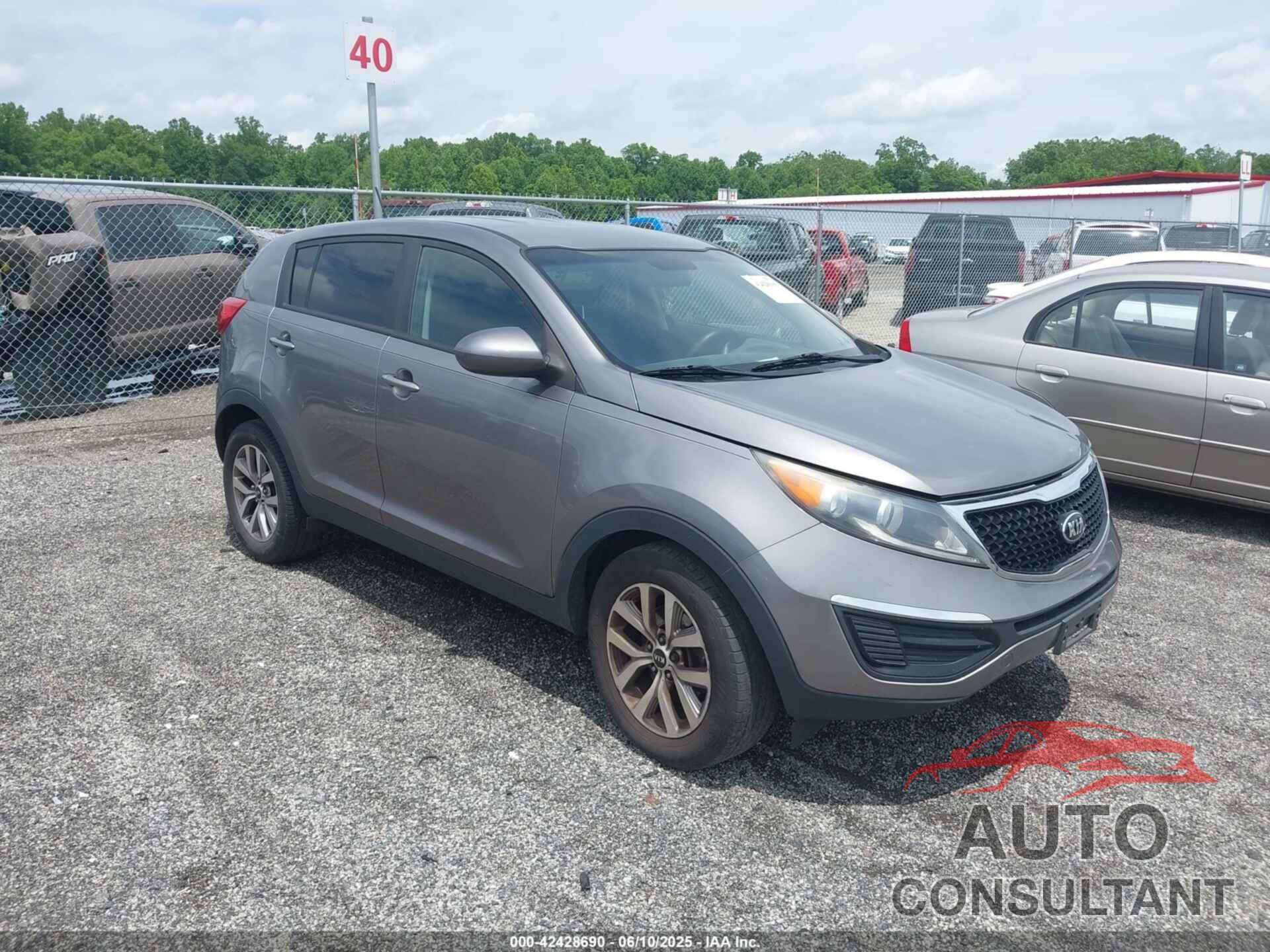 KIA SPORTAGE 2015 - KNDPB3AC7F7736162