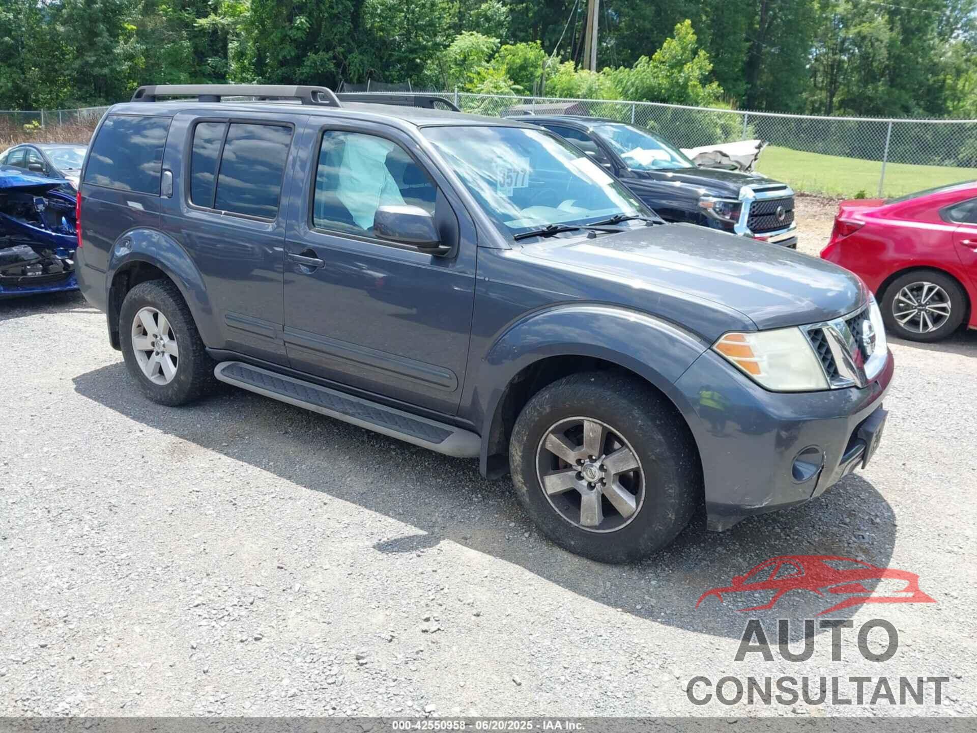NISSAN PATHFINDER 2011 - 5N1AR1NB9BC629375