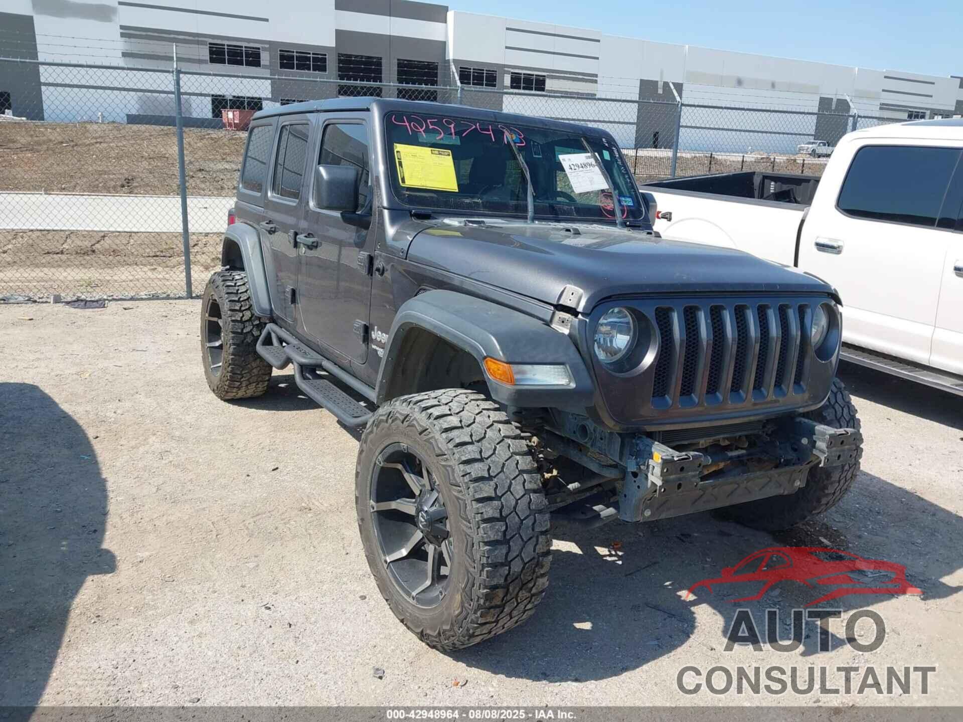 JEEP WRANGLER UNLIMITED 2018 - 1C4HJXDG5JW107866