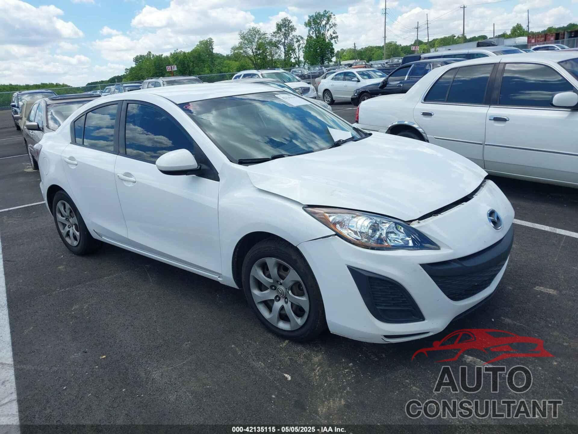 MAZDA MAZDA3 2010 - JM1BL1SF3A1263957