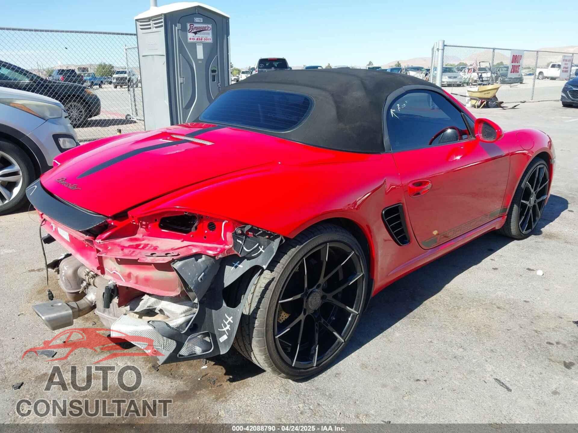 PORSCHE BOXSTER 2010 - WP0CA2A86AS710360
