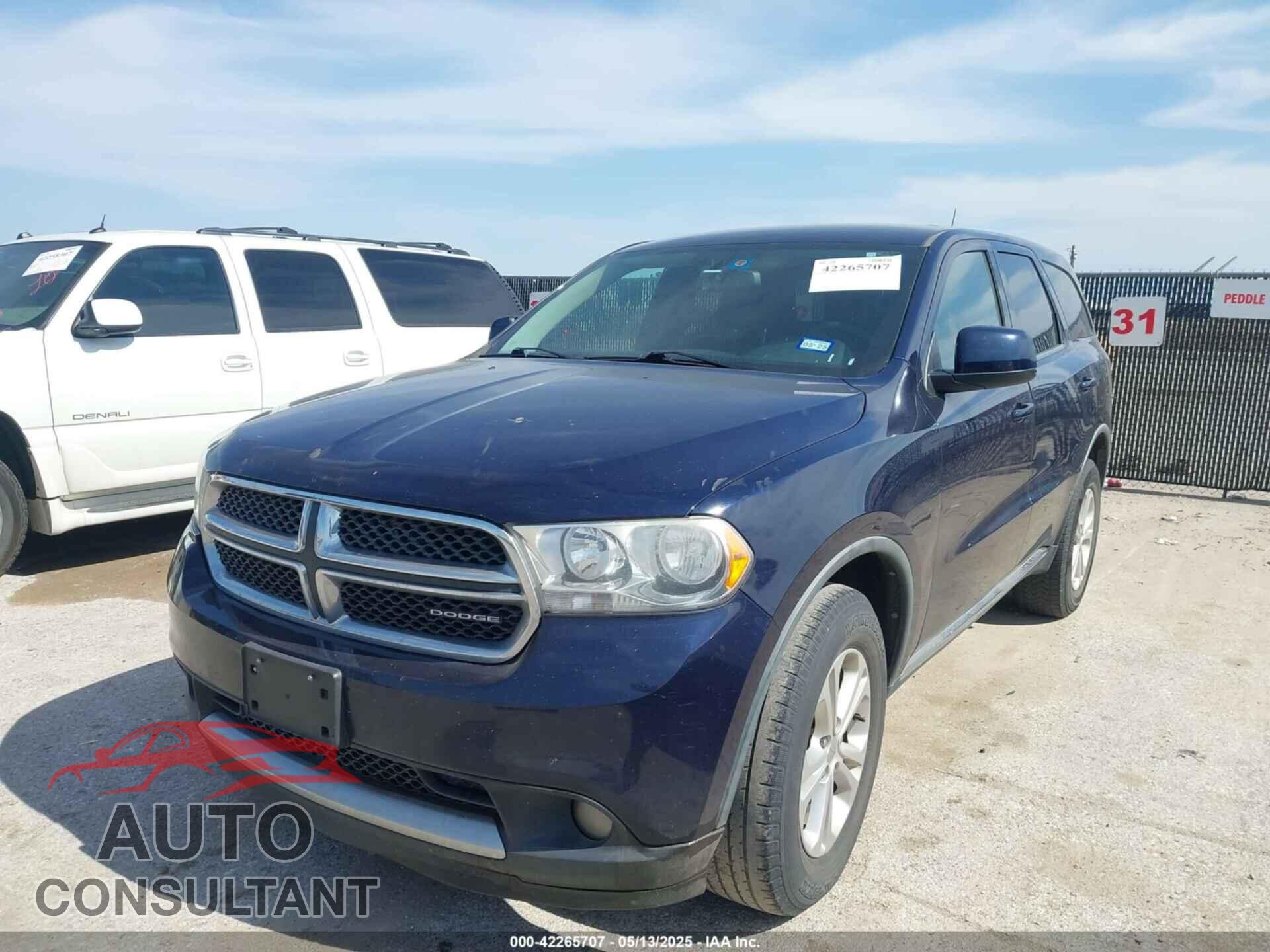 DODGE DURANGO 2012 - 1C4RDHAG7CC197452
