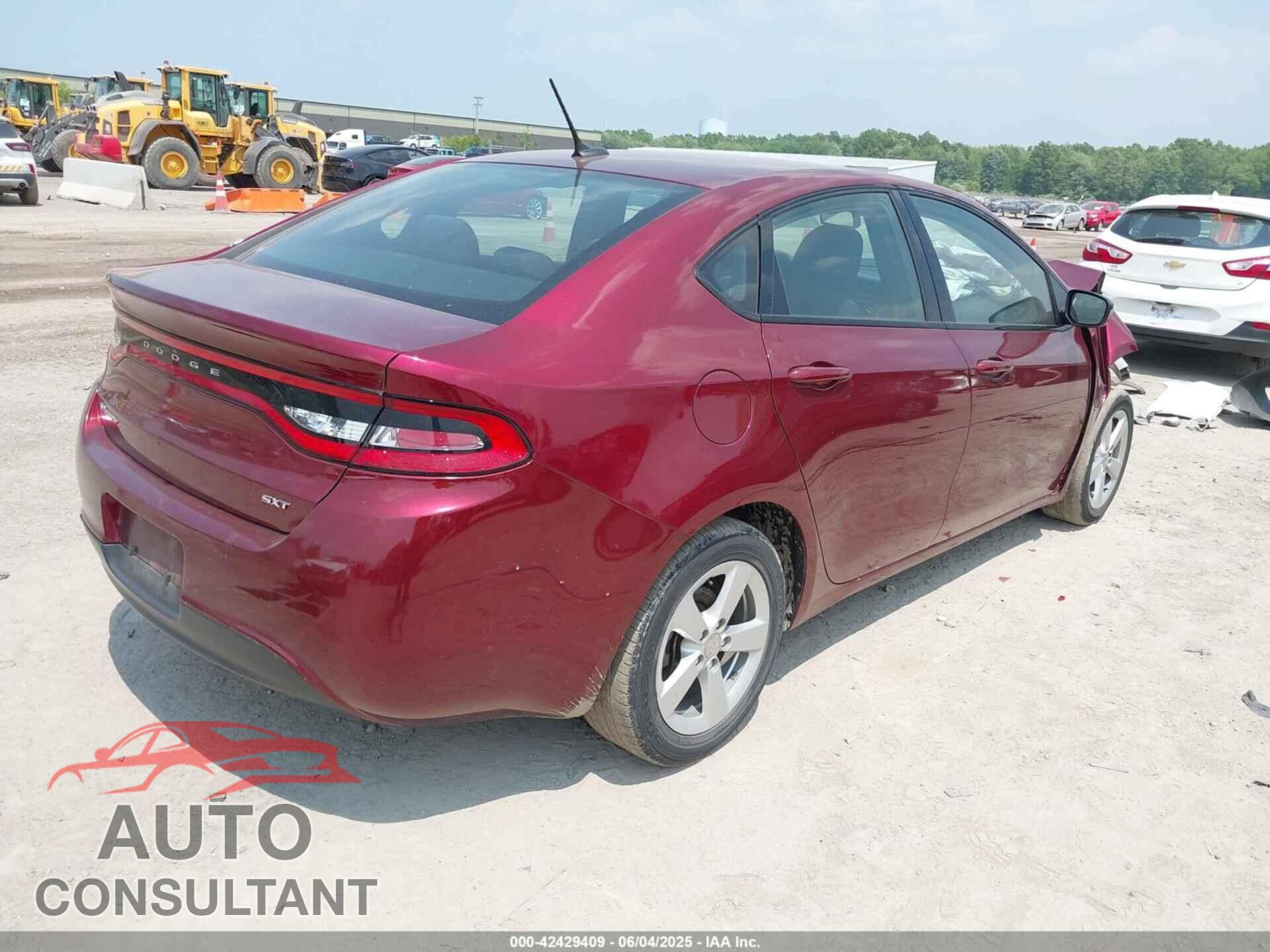 DODGE DART 2015 - 1C3CDFBB7FD238453
