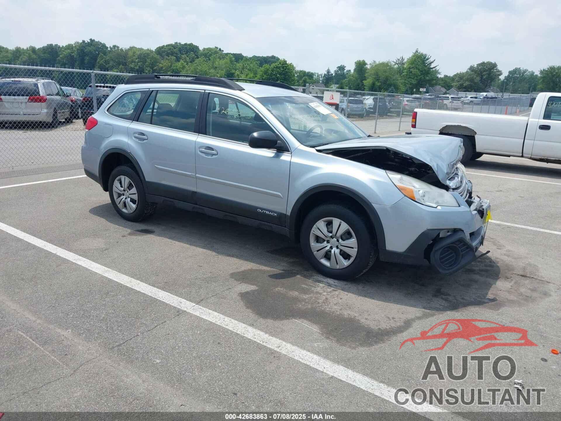 SUBARU OUTBACK 2014 - 4S4BRBAC7E3263591
