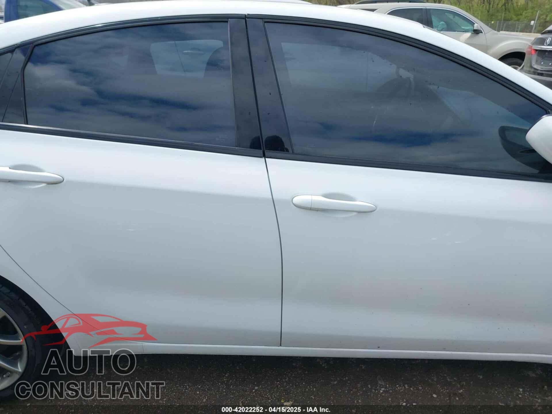 DODGE DART 2015 - 1C3CDFBB5FD116724