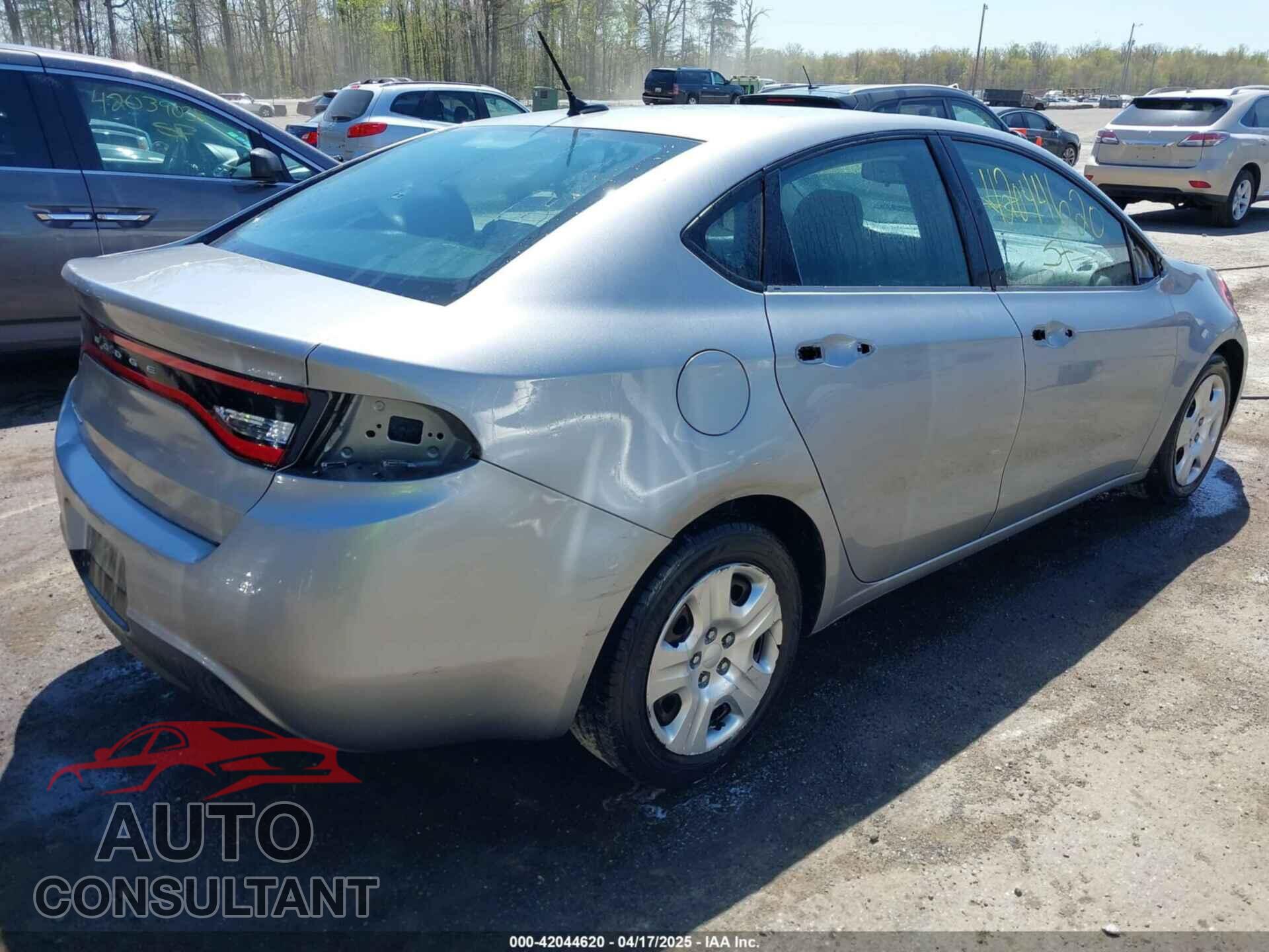 DODGE DART 2015 - 1C3CDFAA7FD337122