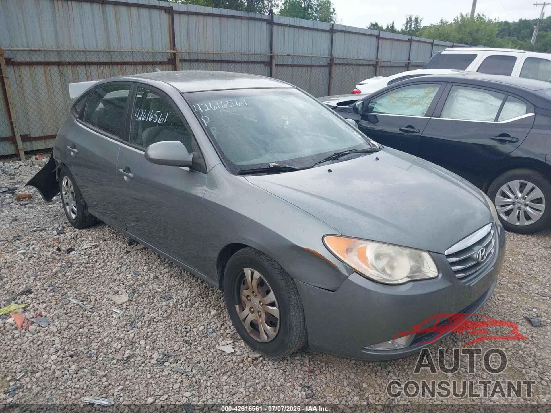 HYUNDAI ELANTRA 2010 - KMHDU4AD3AU902307