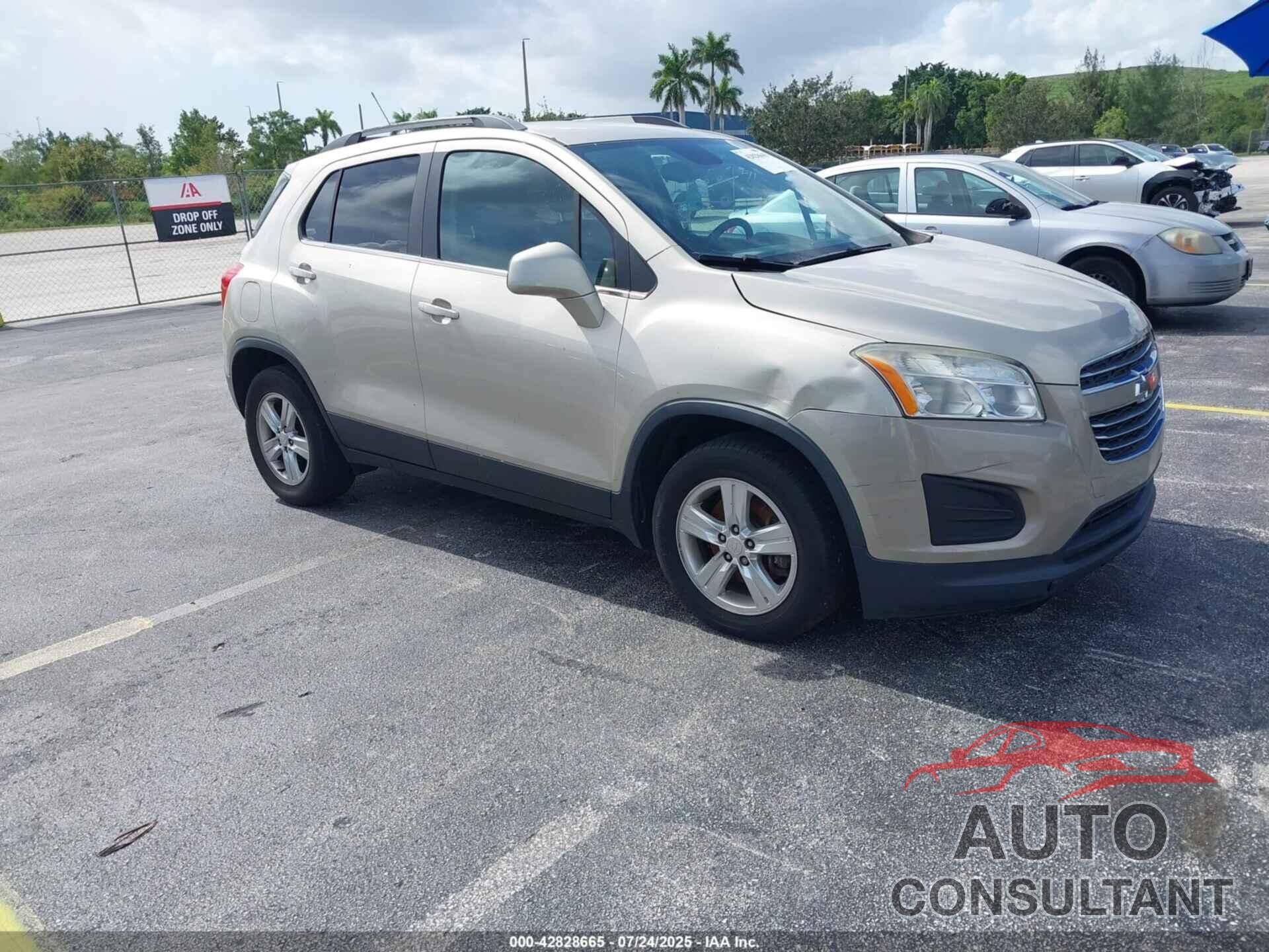 CHEVROLET TRAX 2016 - 3GNCJLSB1GL152528