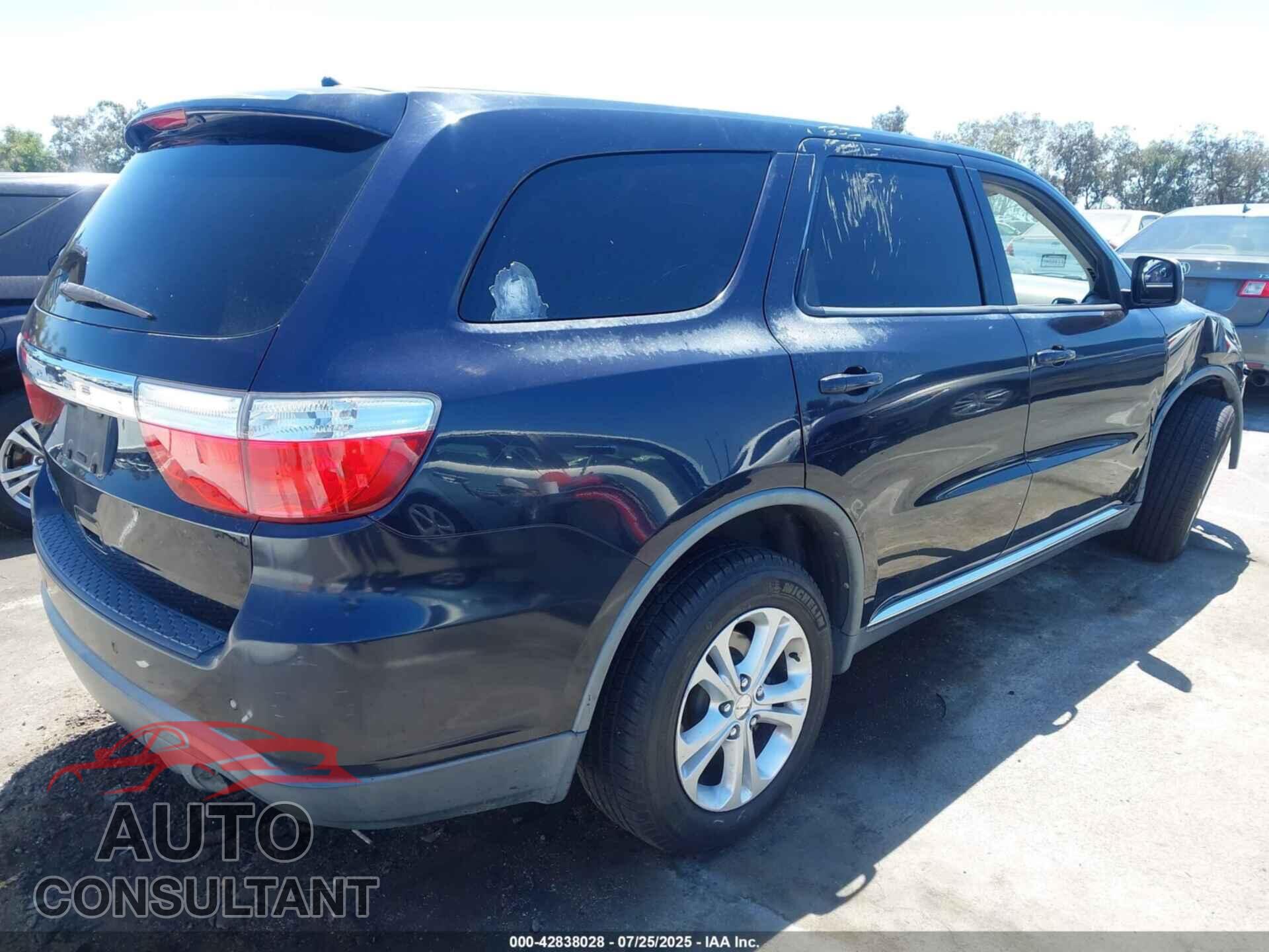 DODGE DURANGO 2011 - 1D4RE2GG5BC616062