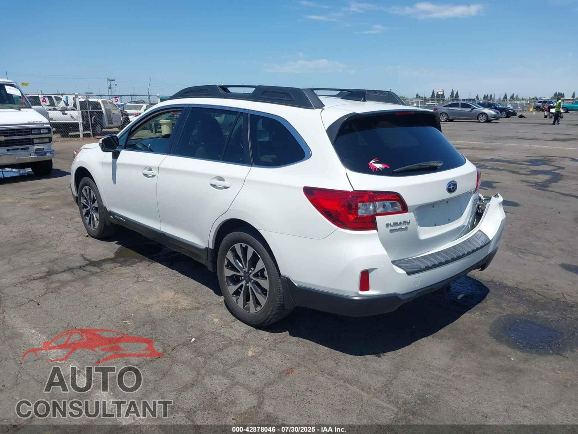 SUBARU OUTBACK 2016 - 4S4BSANC1G3249875