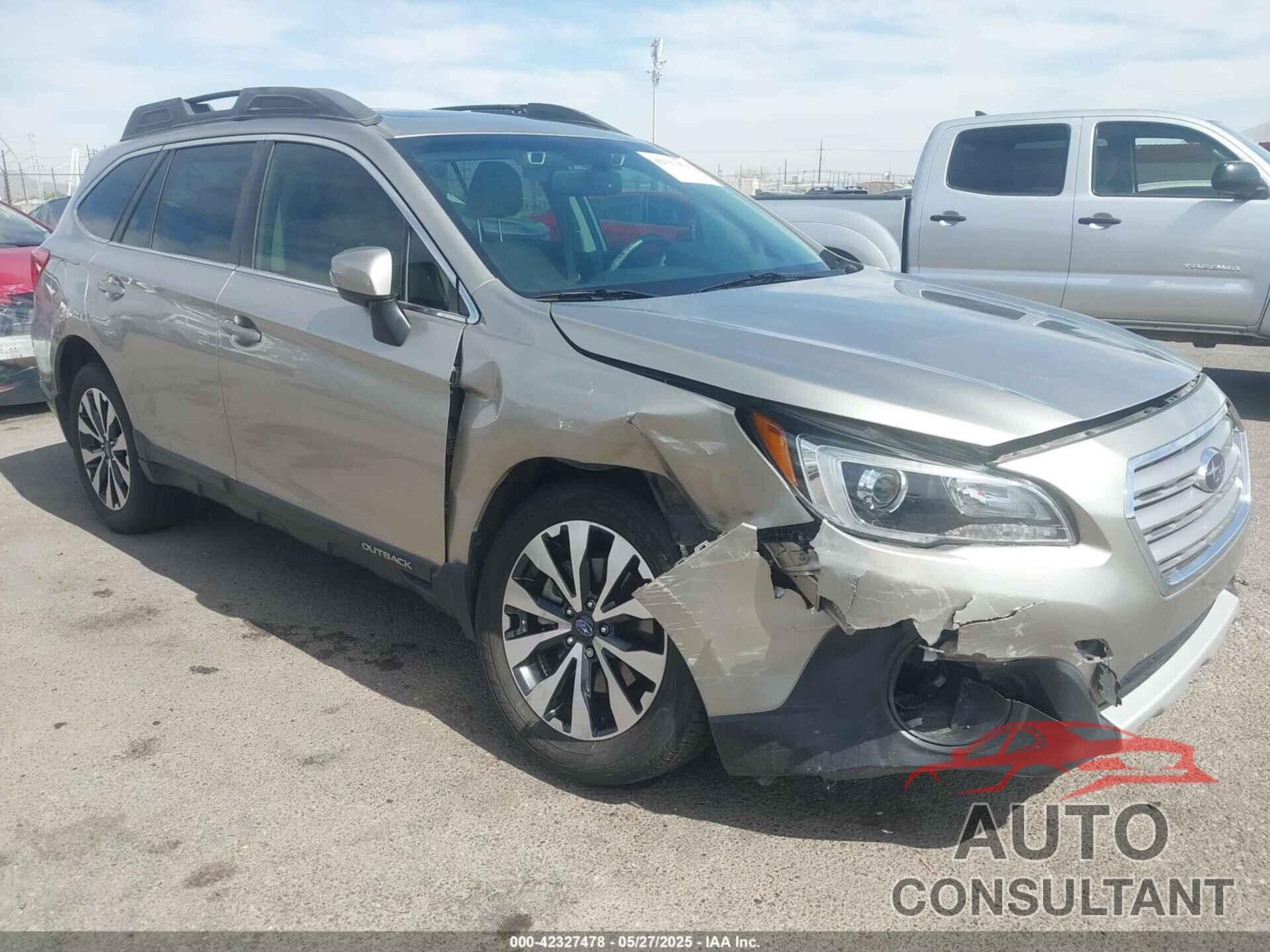 SUBARU OUTBACK 2016 - 4S4BSANC9G3296605