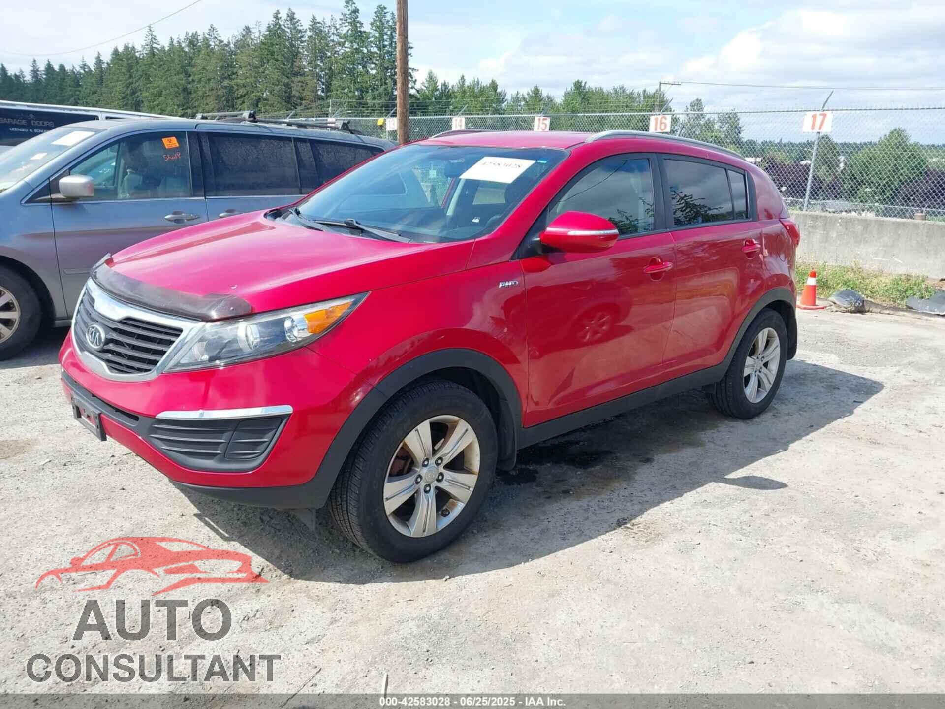 KIA SPORTAGE 2011 - KNDPBCA20B7062048
